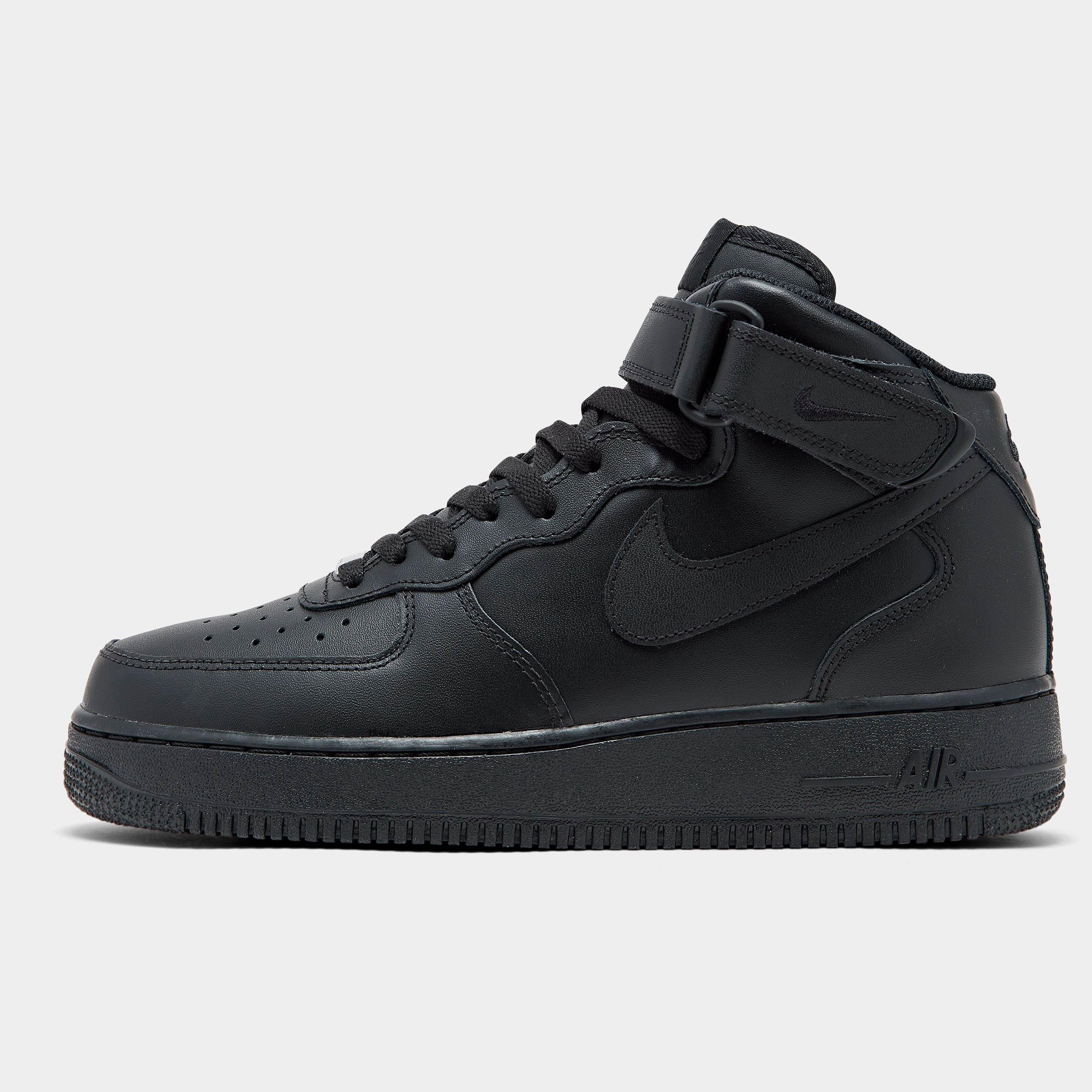 all black airforce 1s