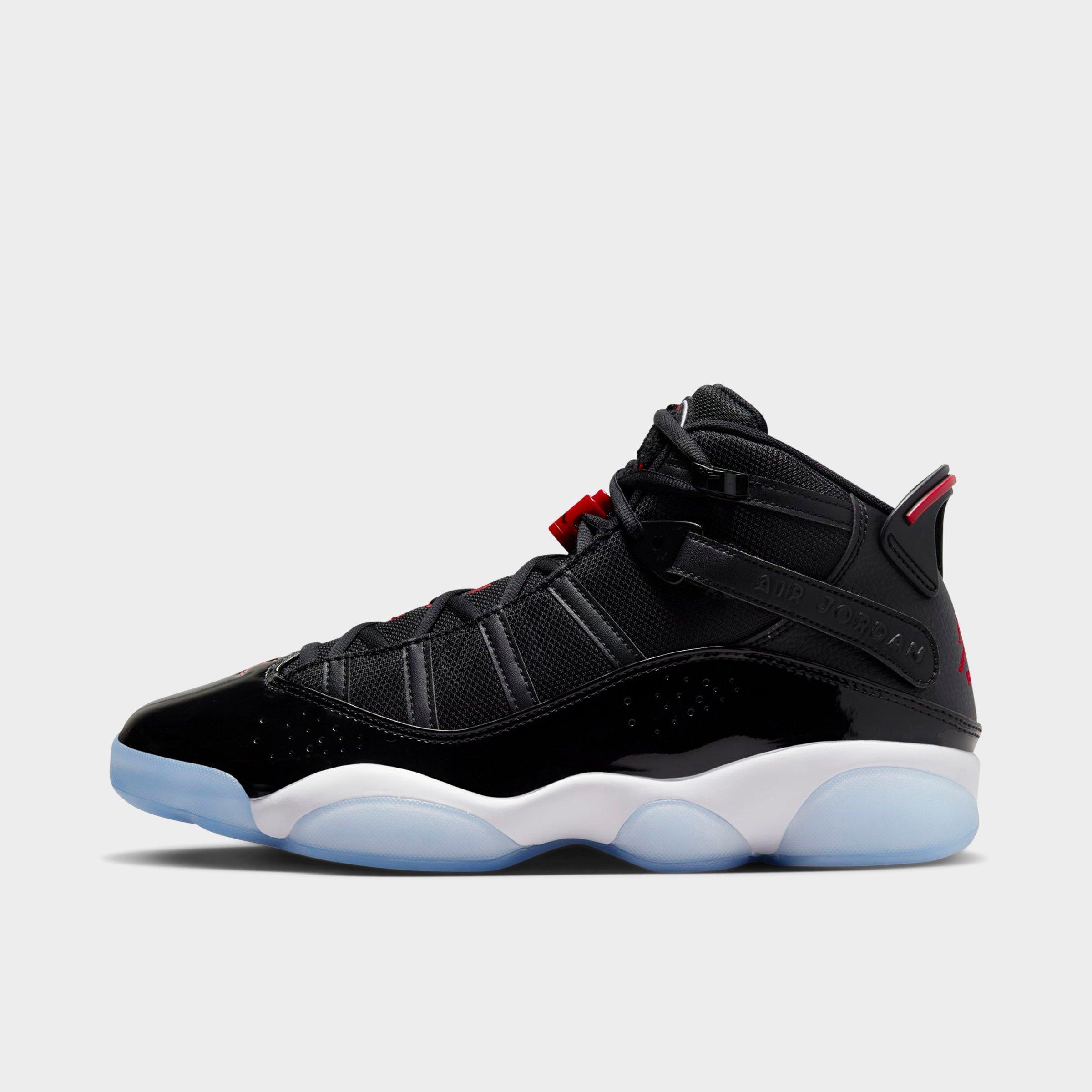 Nike Jordan Men's Air 6 Rings Basketball Shoes In Black/gym Red/white
