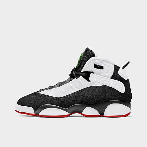 Nike Jordan Big Kids' 6 Rings Basketball Shoes In Black/university Red-white-chlorophyll