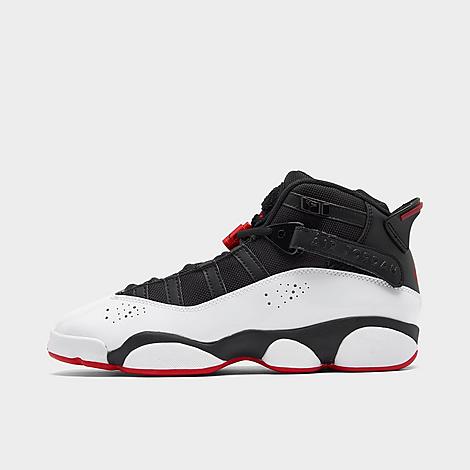 Nike Jordan Big Kids' 6 Rings Basketball Shoes In Black/white/university Red