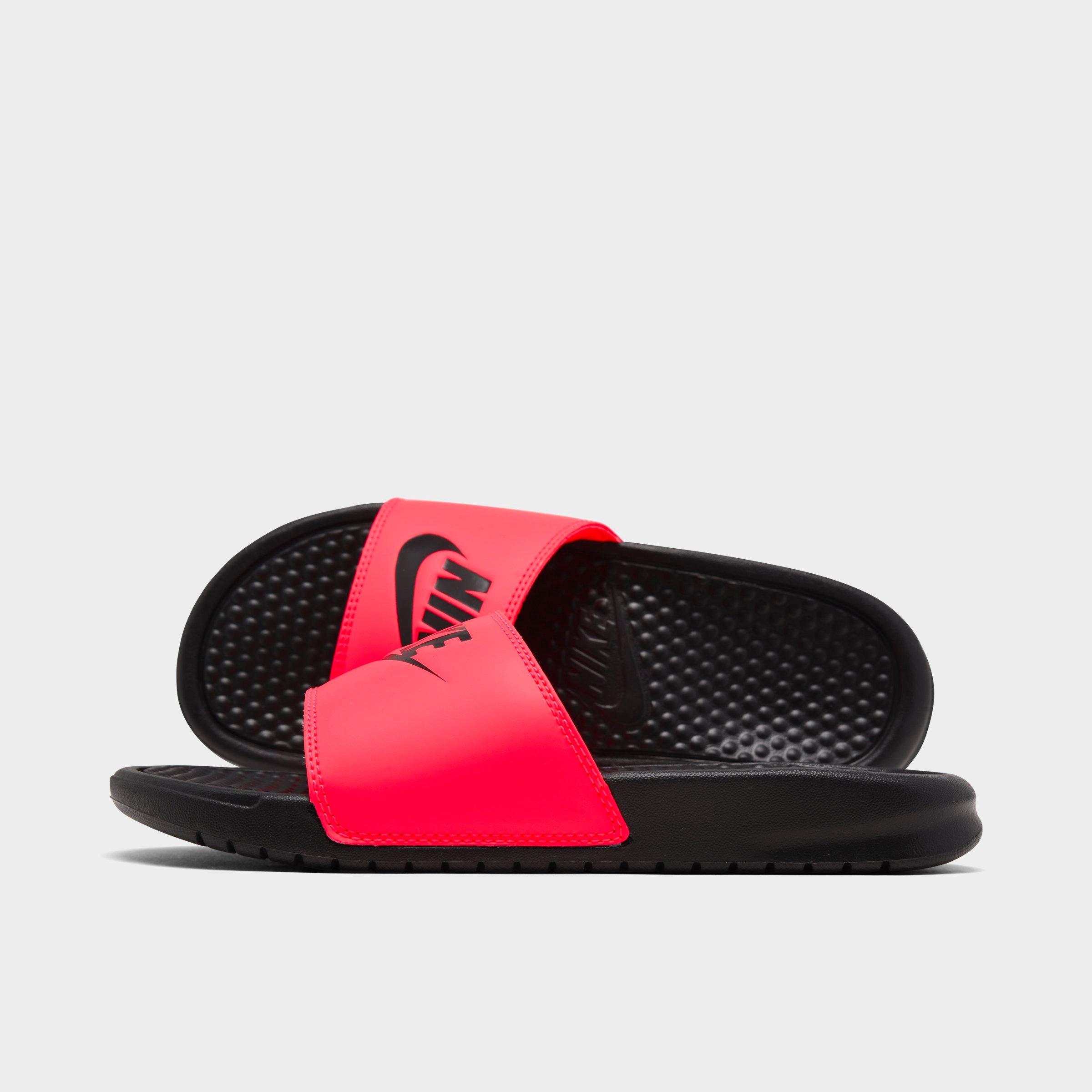 nike flip flops with gold check