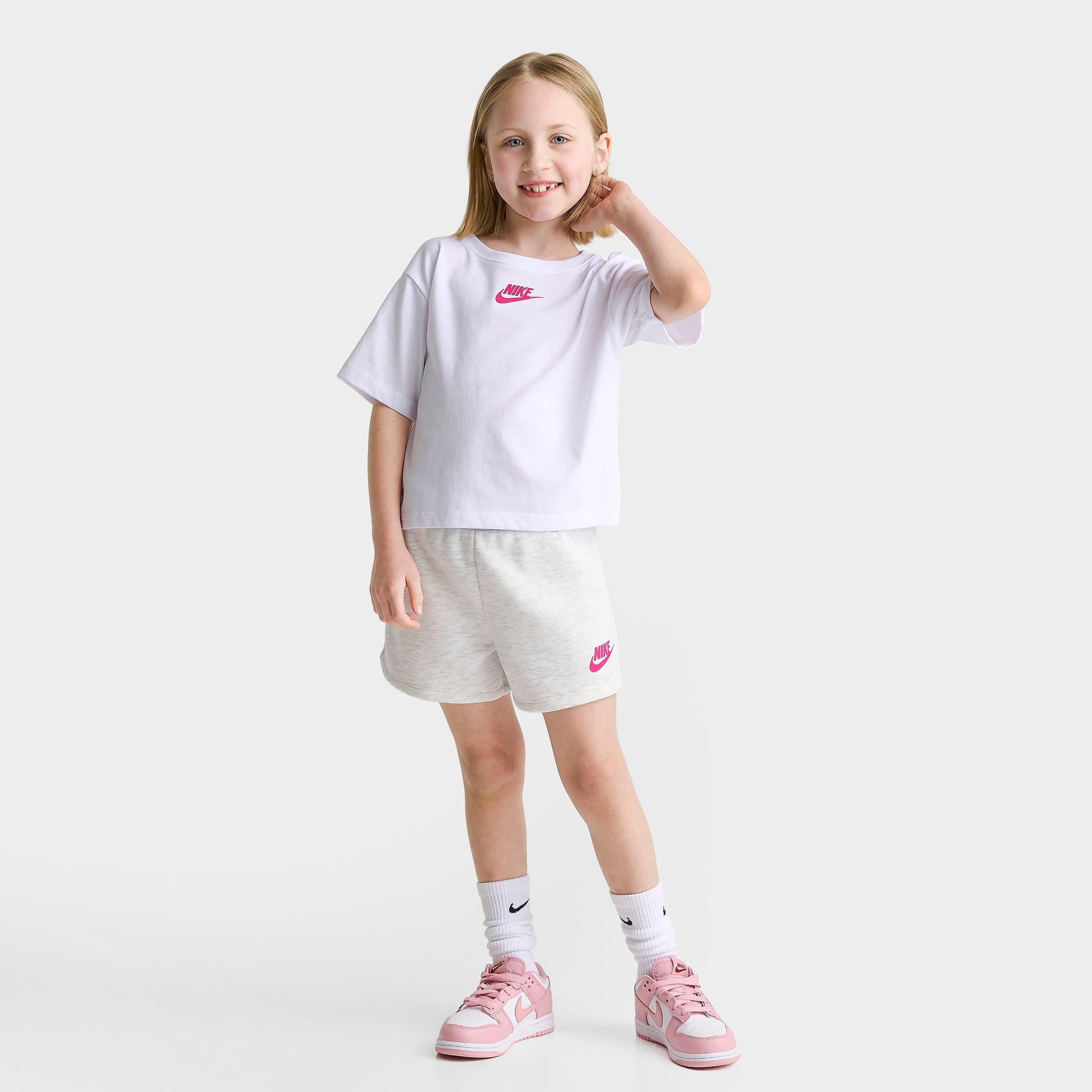 Nike Girls' Little Kids T-Shirt and Shorts Set