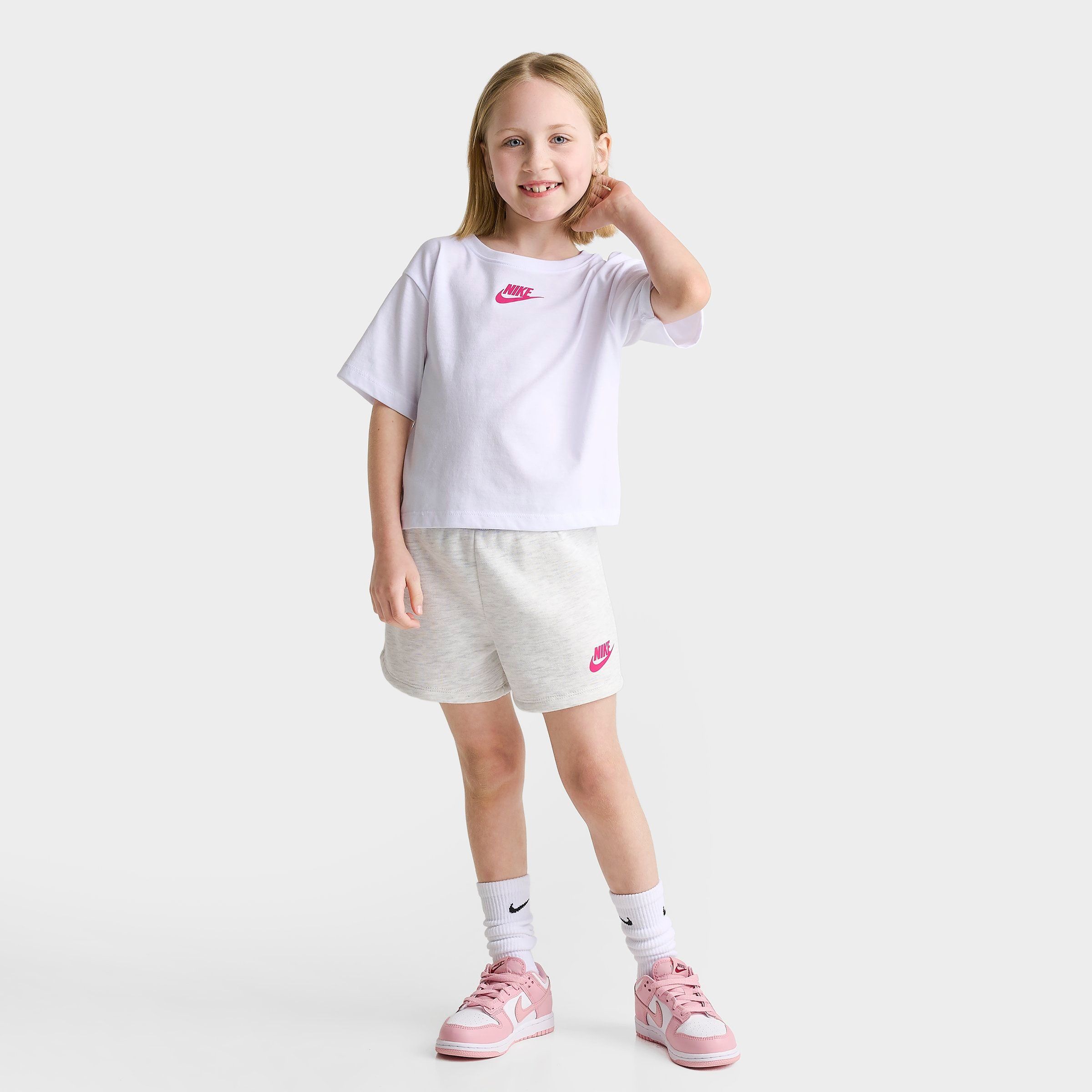 Nike Girls' Little Kids T-Shirt and Shorts Set
