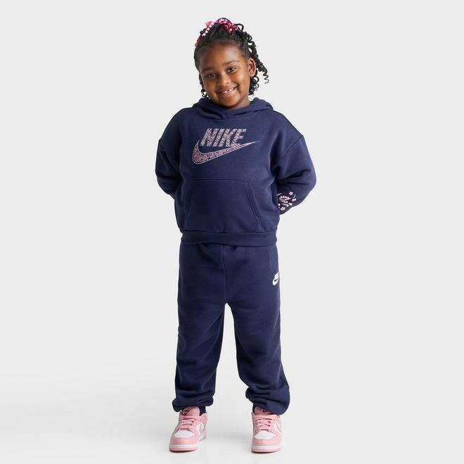 Girls' Little Kids' Nike Paisley Pullover Hoodie and Jogger Pants Set