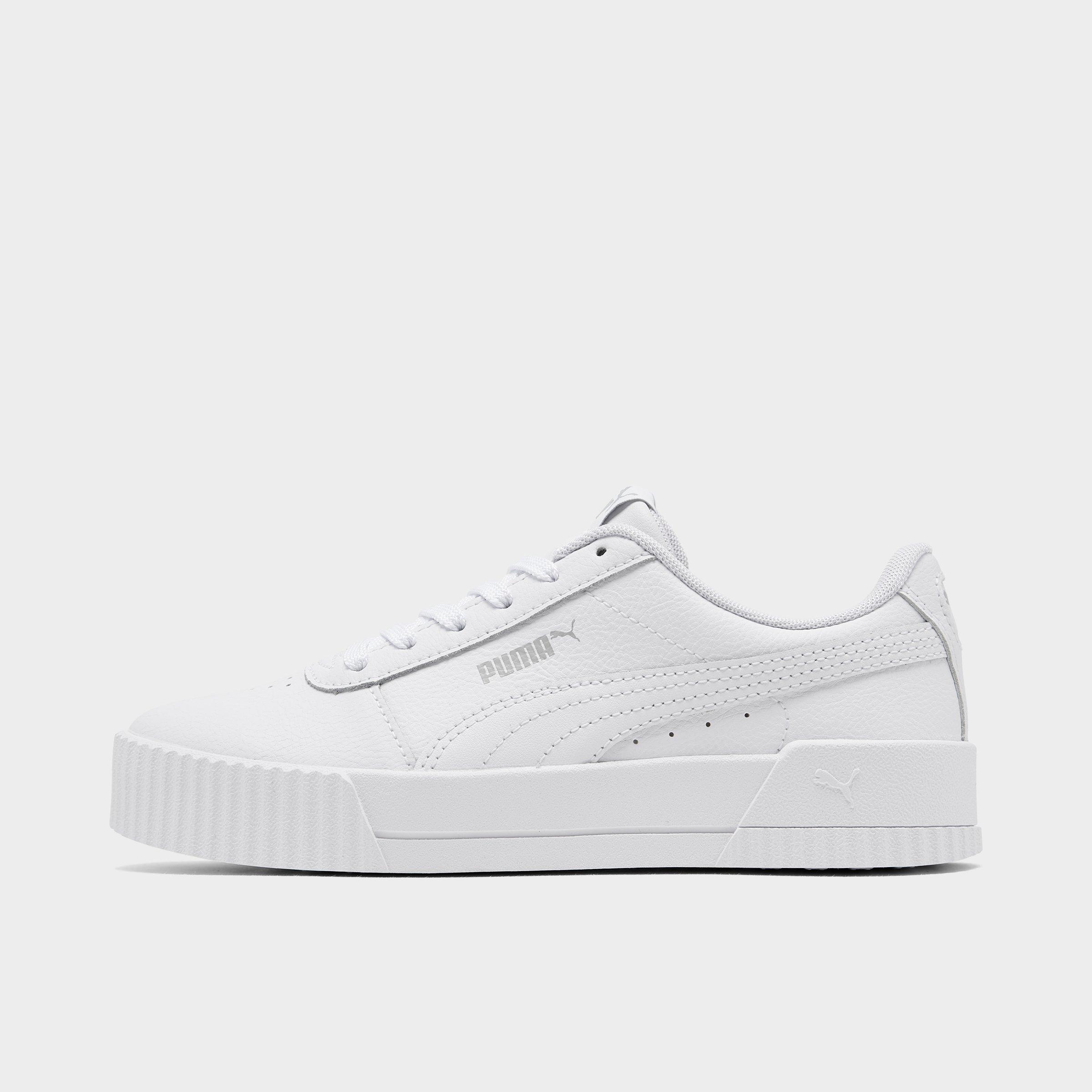 white colour puma shoes
