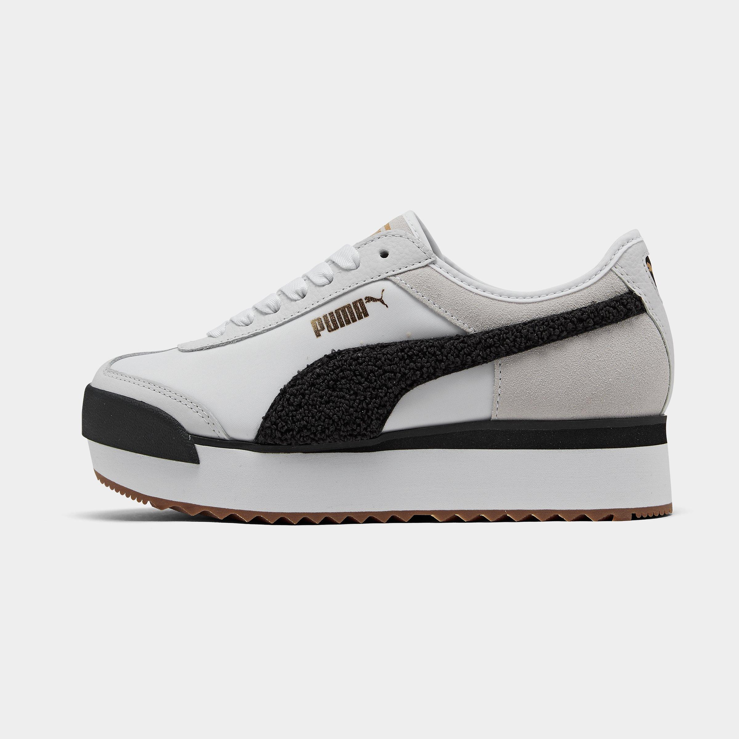 UPC 192341025405 product image for Puma Women's Roma Amor Heritage Casual Shoes in White Size 8.0 Leather/Suede | upcitemdb.com