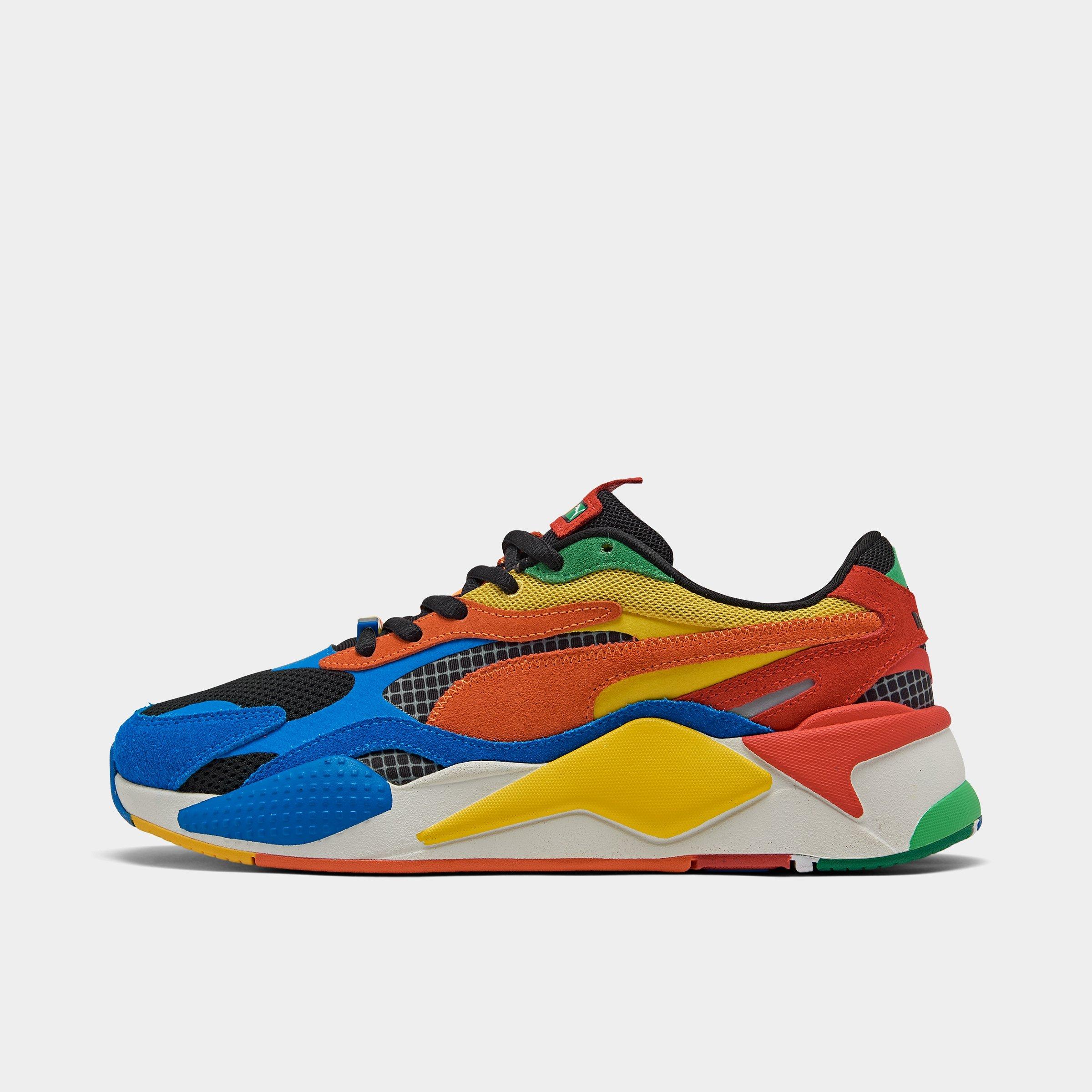 colorful pumas sneakers
