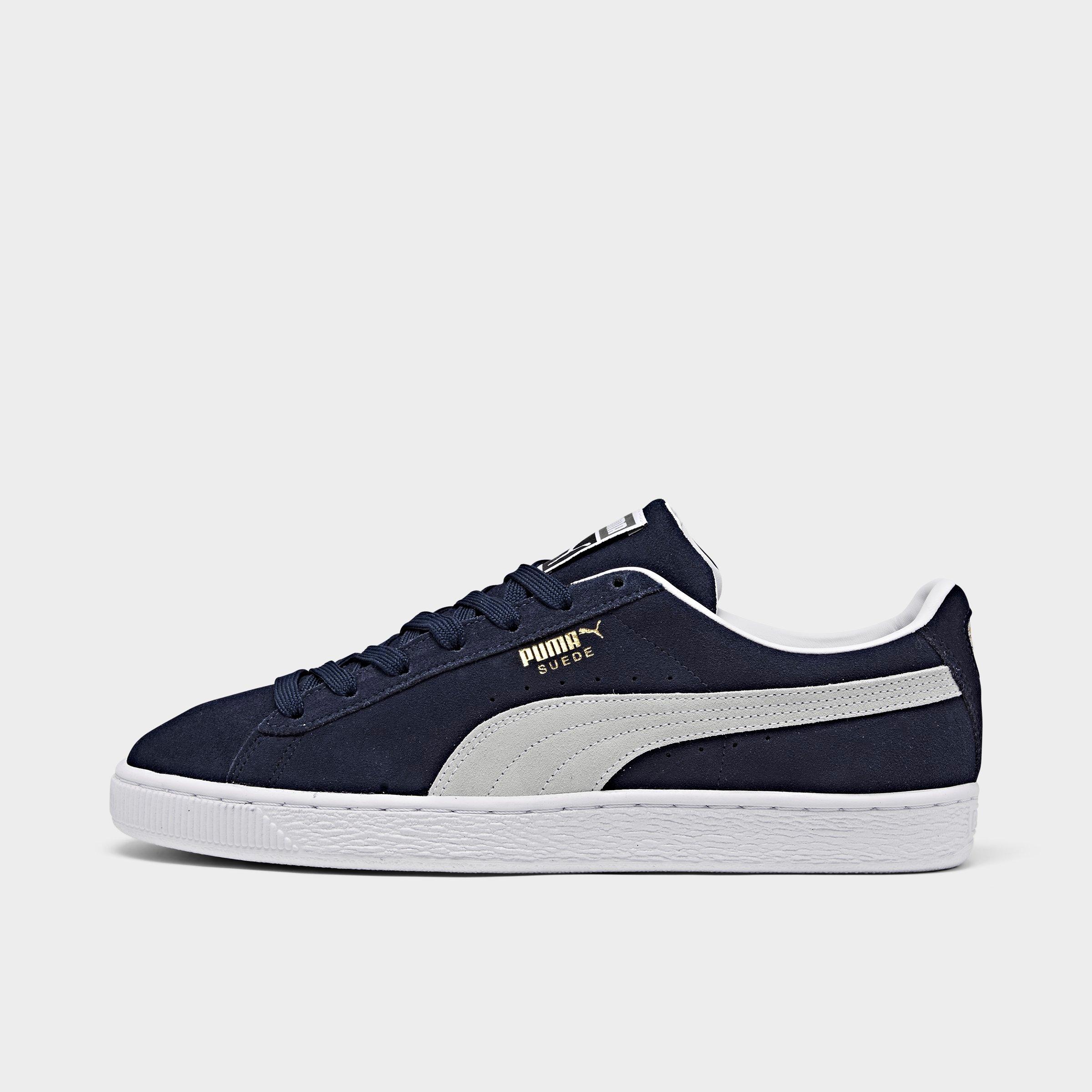 blue puma suede shoes