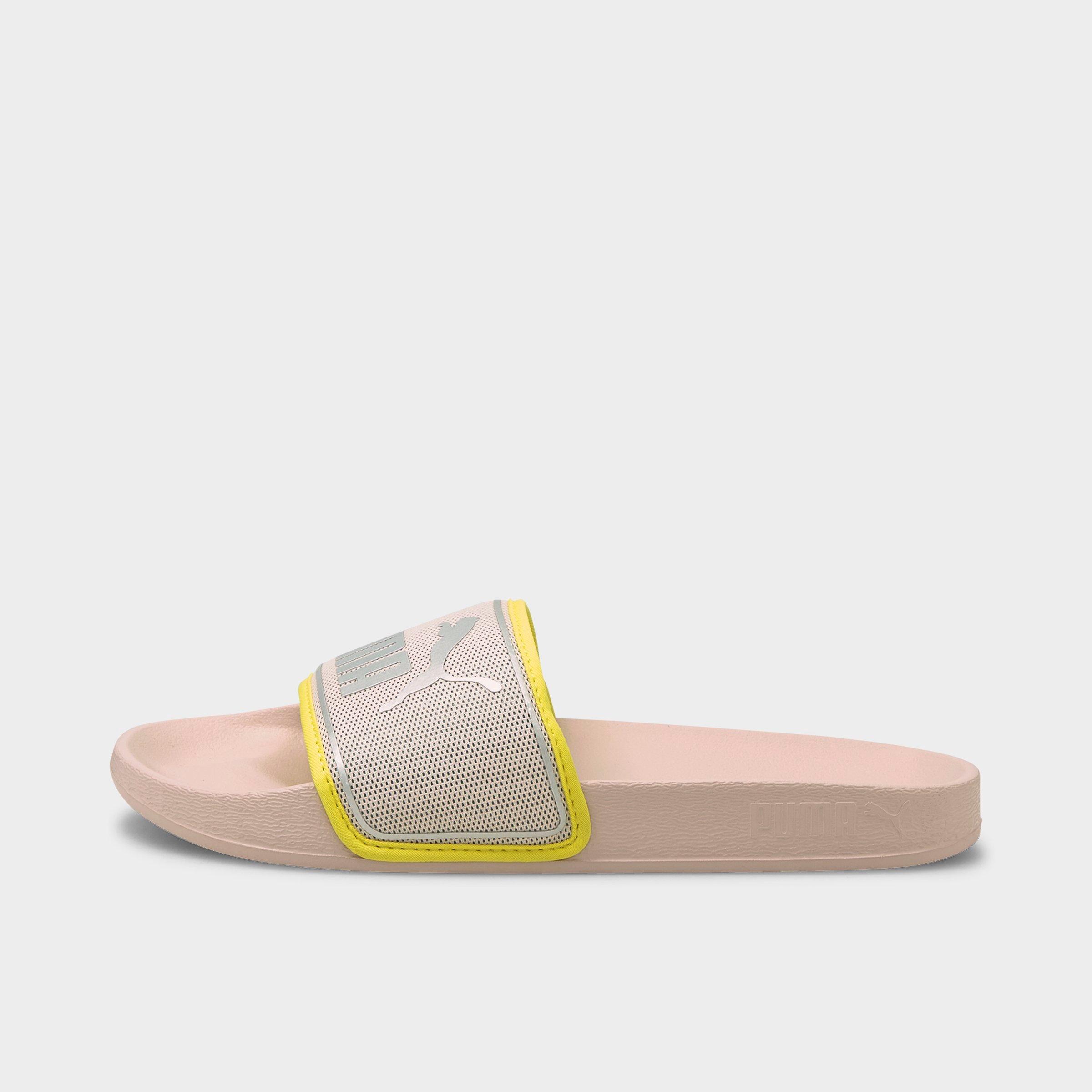 Puma Leadcat Ocean Queen Slide Sandal In Cloud Pink/ Silver