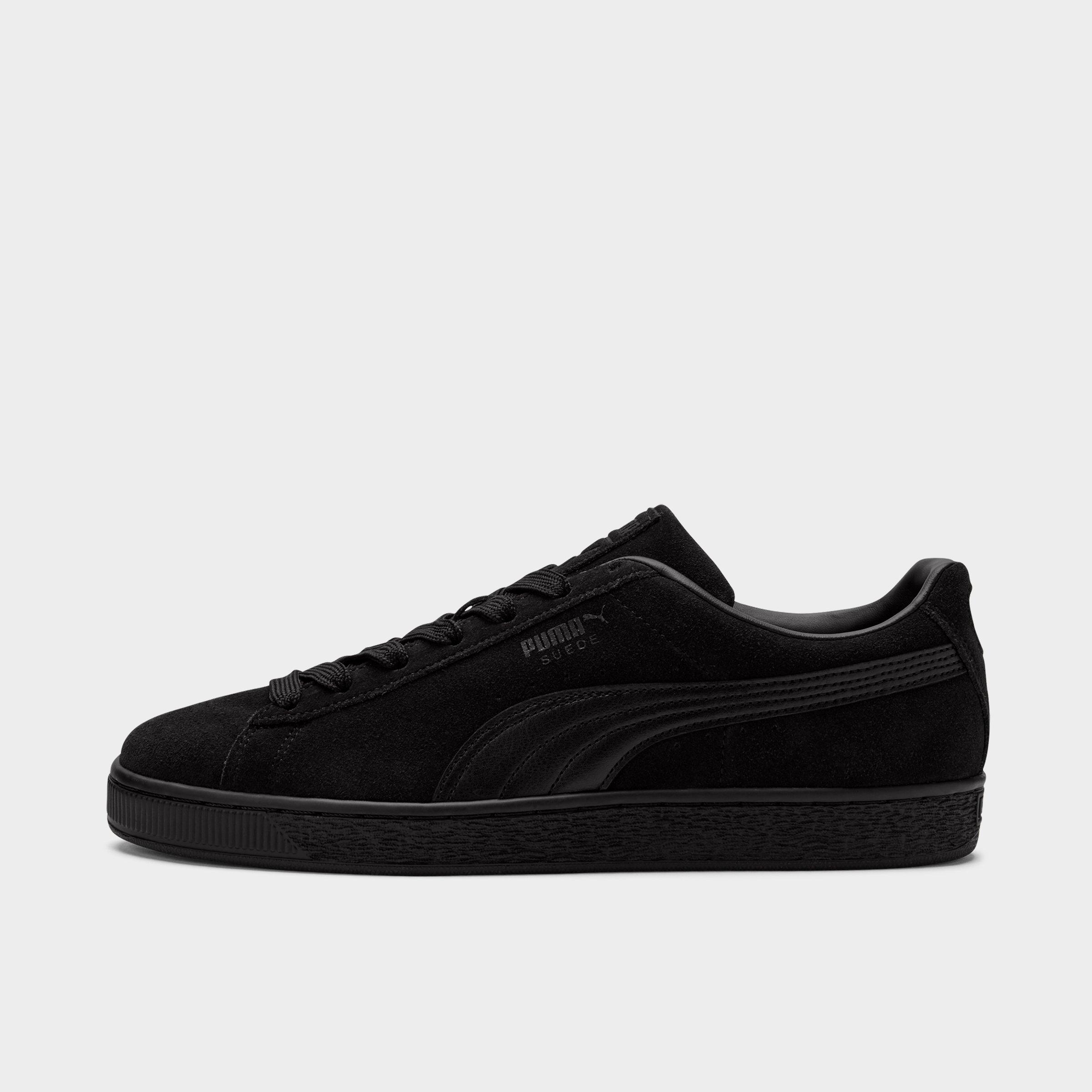 black suede pumas men's