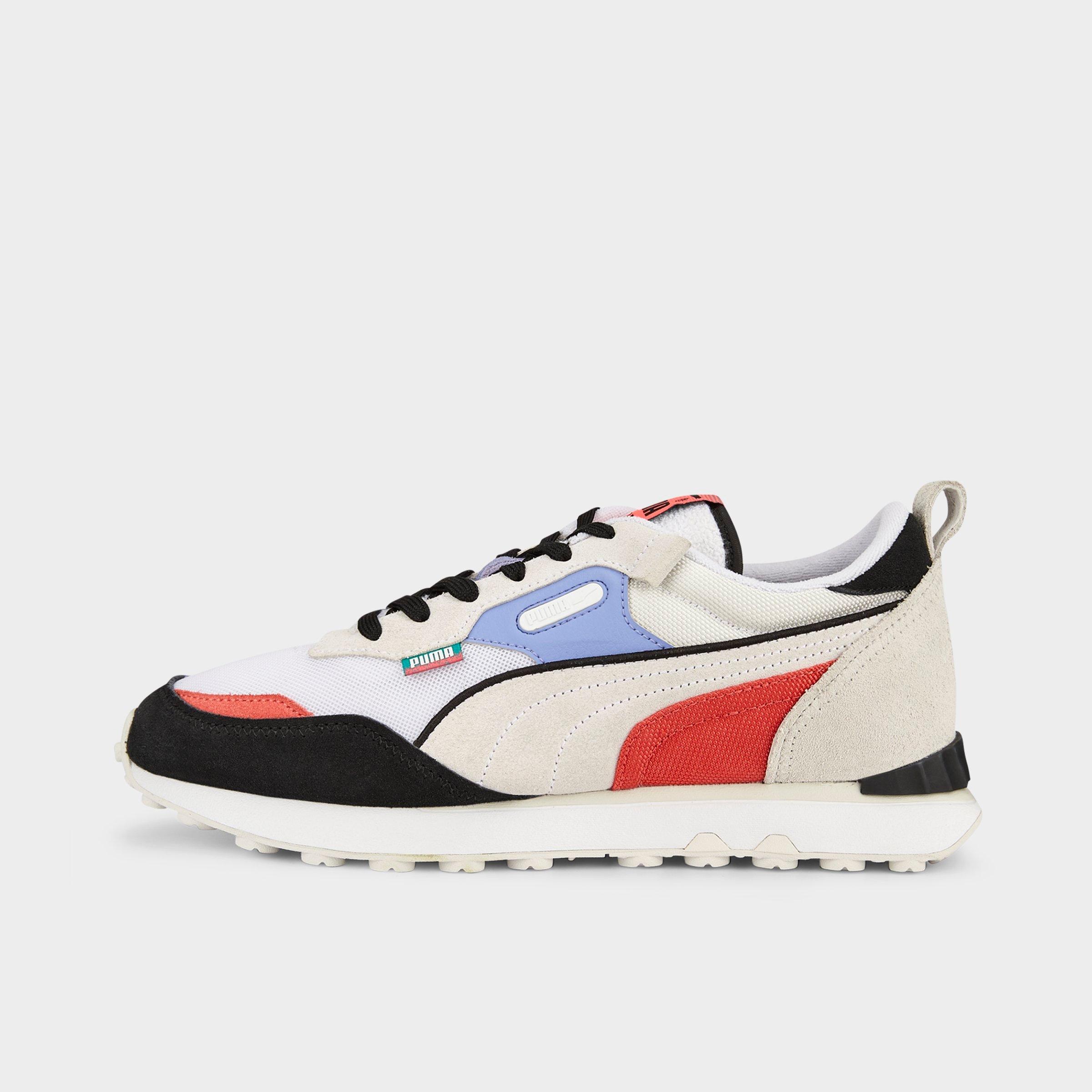 Puma Men's Rider Future Vintage Casual Shoes In White/ Black | ModeSens
