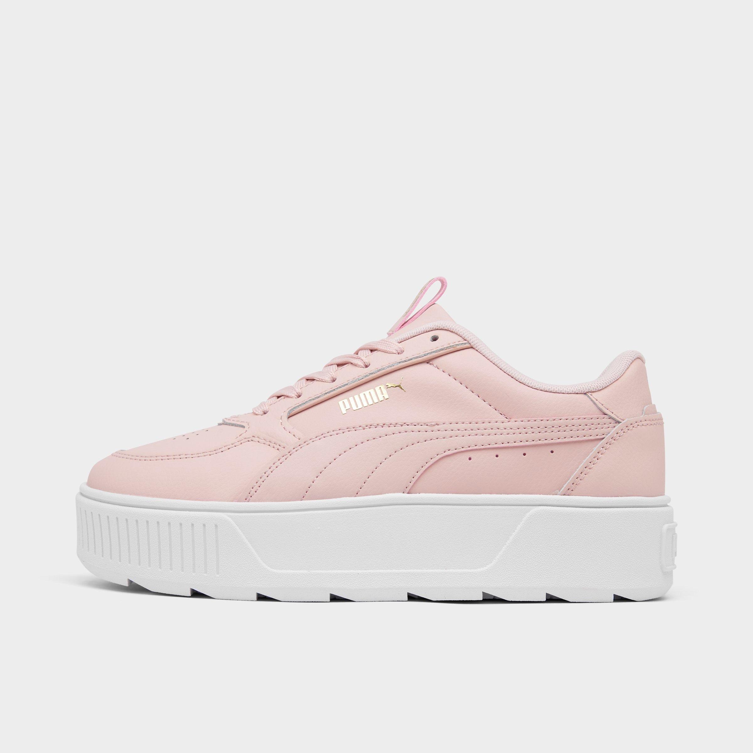 Shop Puma Women's Karmen Rebelle Platform Casual Shoes In Rose Quartz/rose Quartz