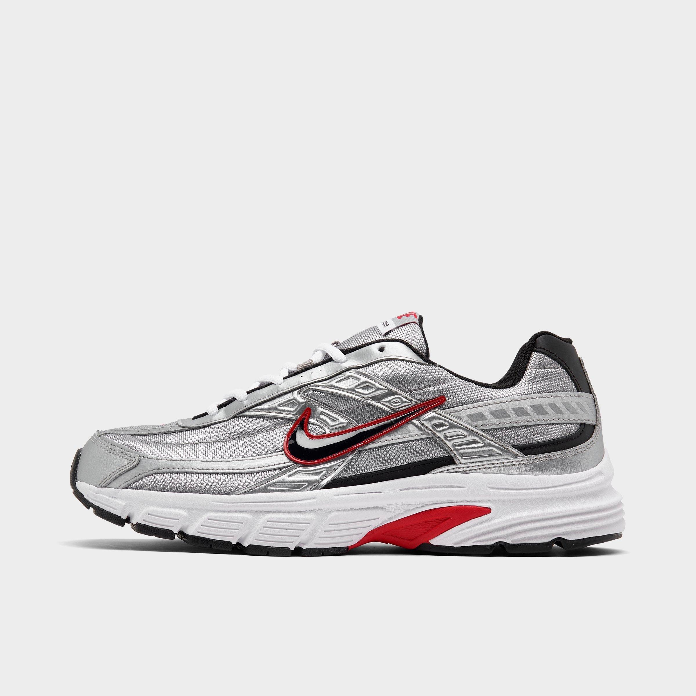 Shop Nike Men's Initiator Running Shoes In Metallic Silver/white/black
