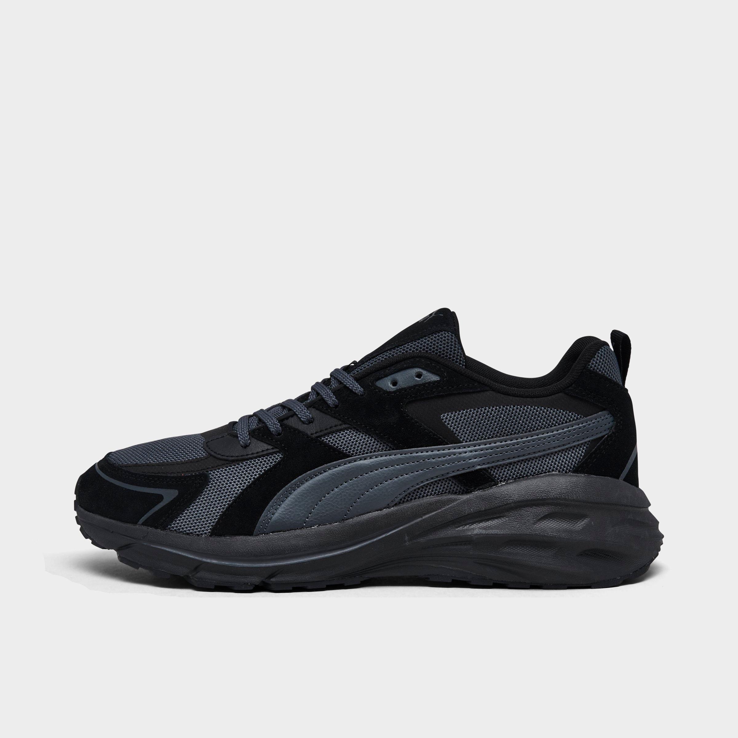 Men's Puma Hypnotic LS Casual Shoes in Puma Black/Strong Gray Size: 7.5