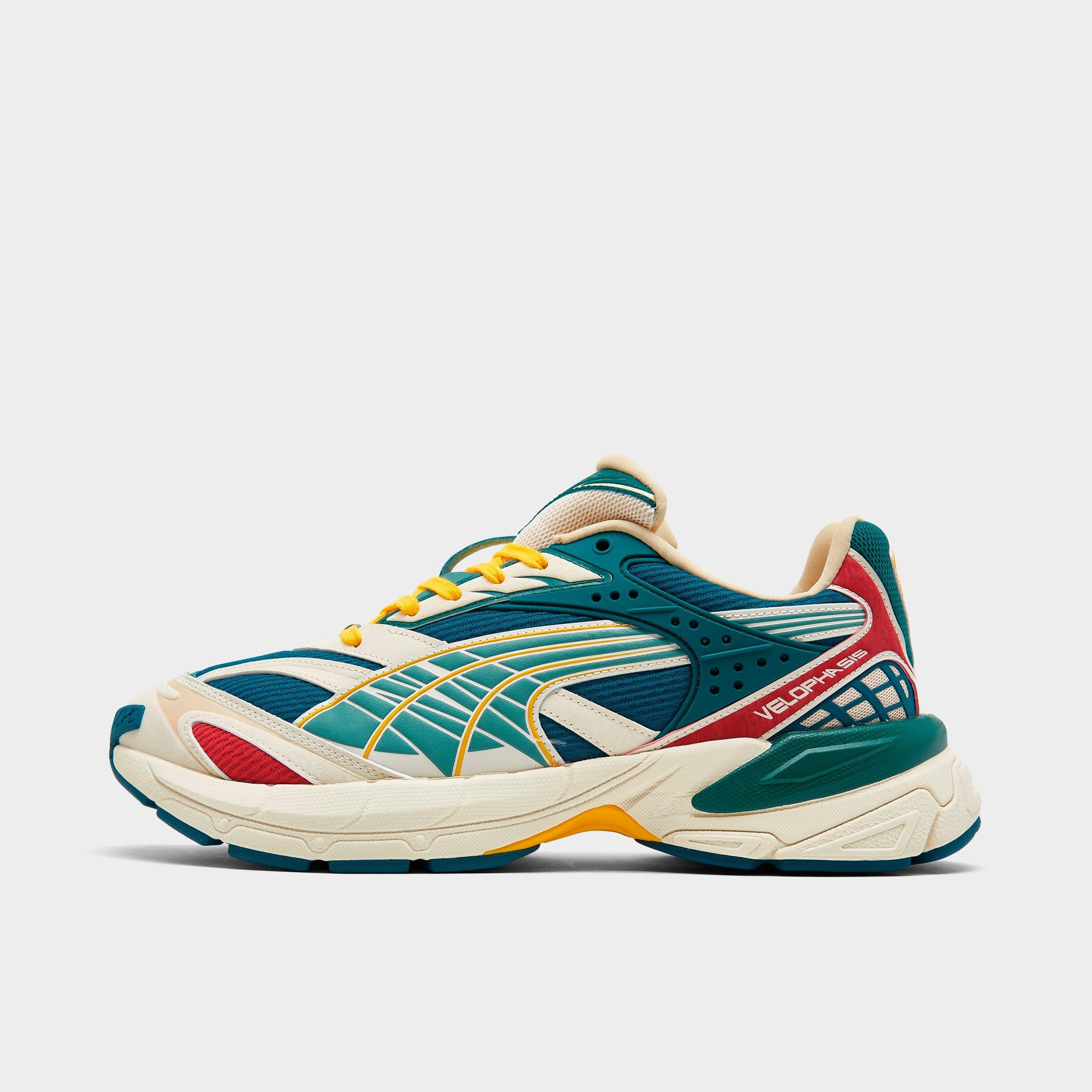 Men's Puma Velophasis Casual Shoes in Ocean Tropic/Adriatic/Yellow Sizzle Size: 7.5