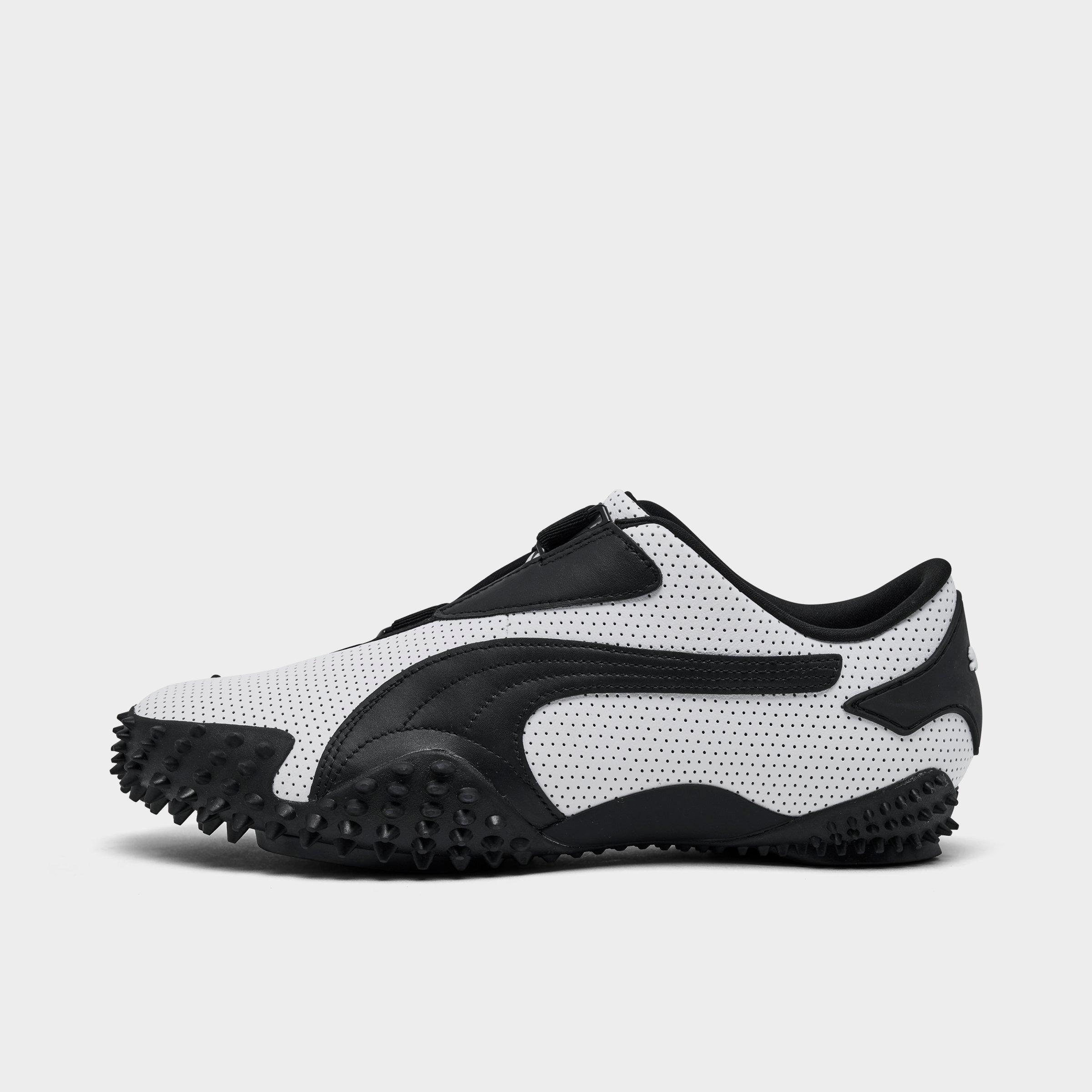 Men's Puma Mostro Perforated Casual Shoes in Puma White/Puma Black Size: 7.5