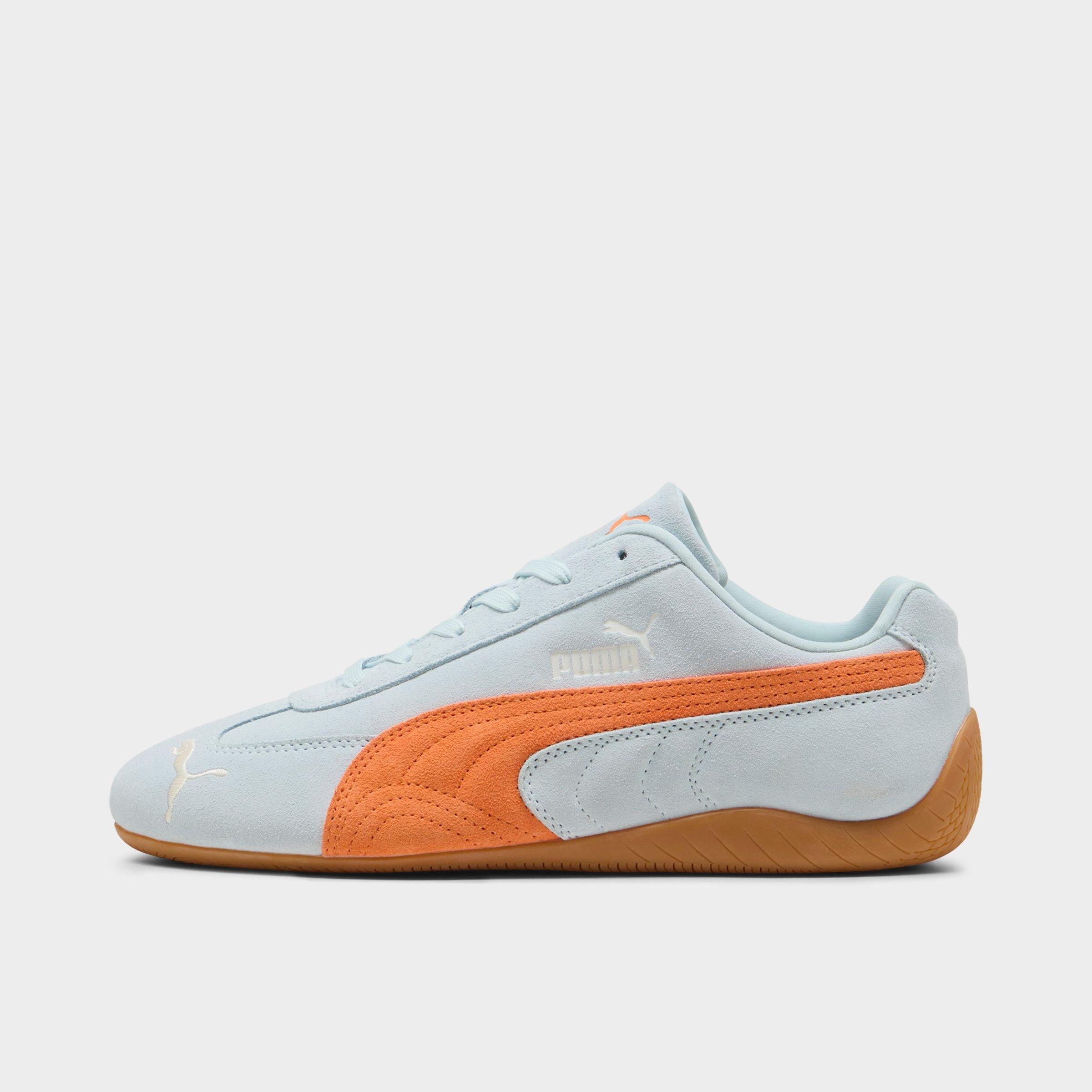Men's Puma Speedcat OG Casual Shoes in Sea Glass/Orange Glo Size: 12.0