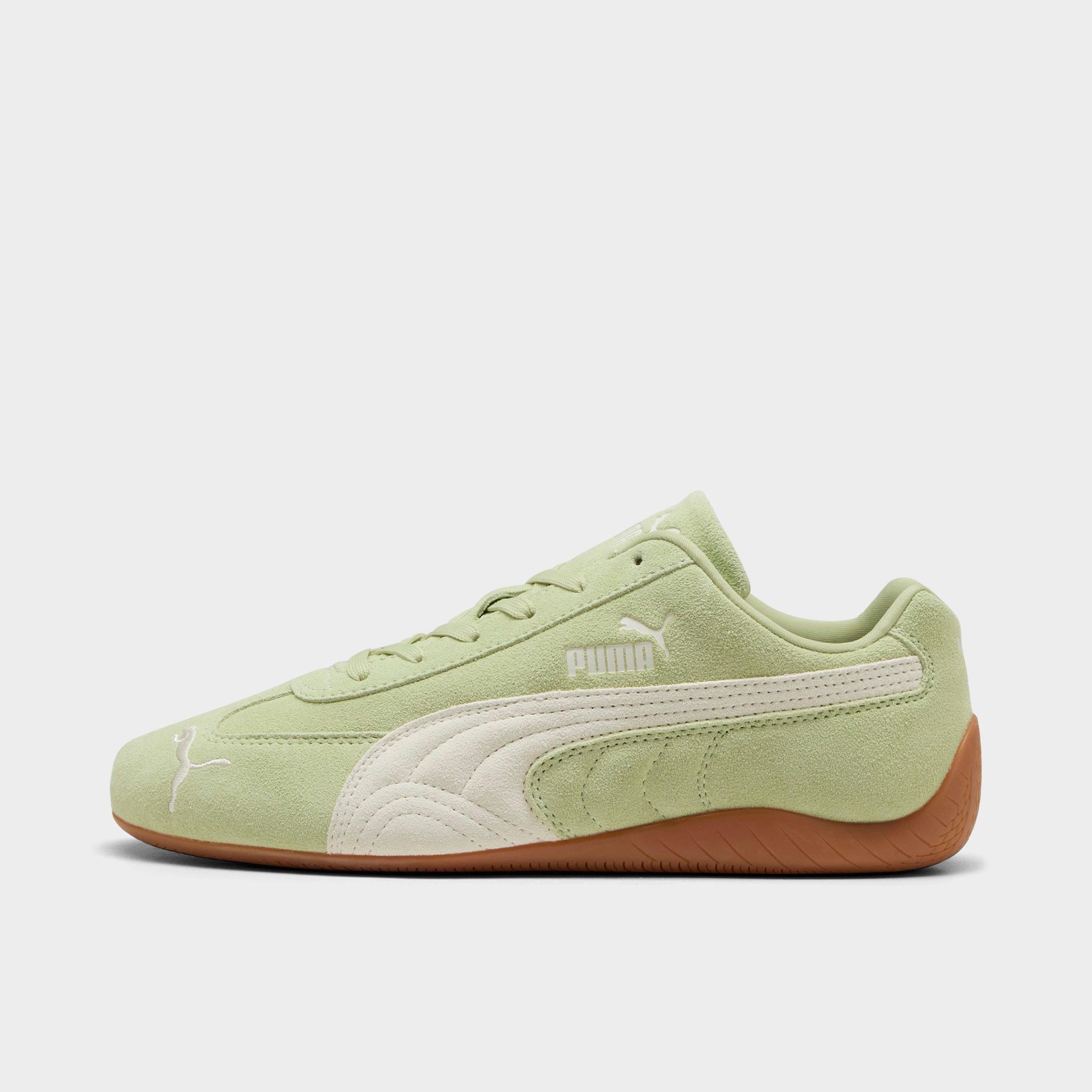 Men's Puma Speedcat OG Casual Shoes in Pistachio Green/Warm White Size: 8.0