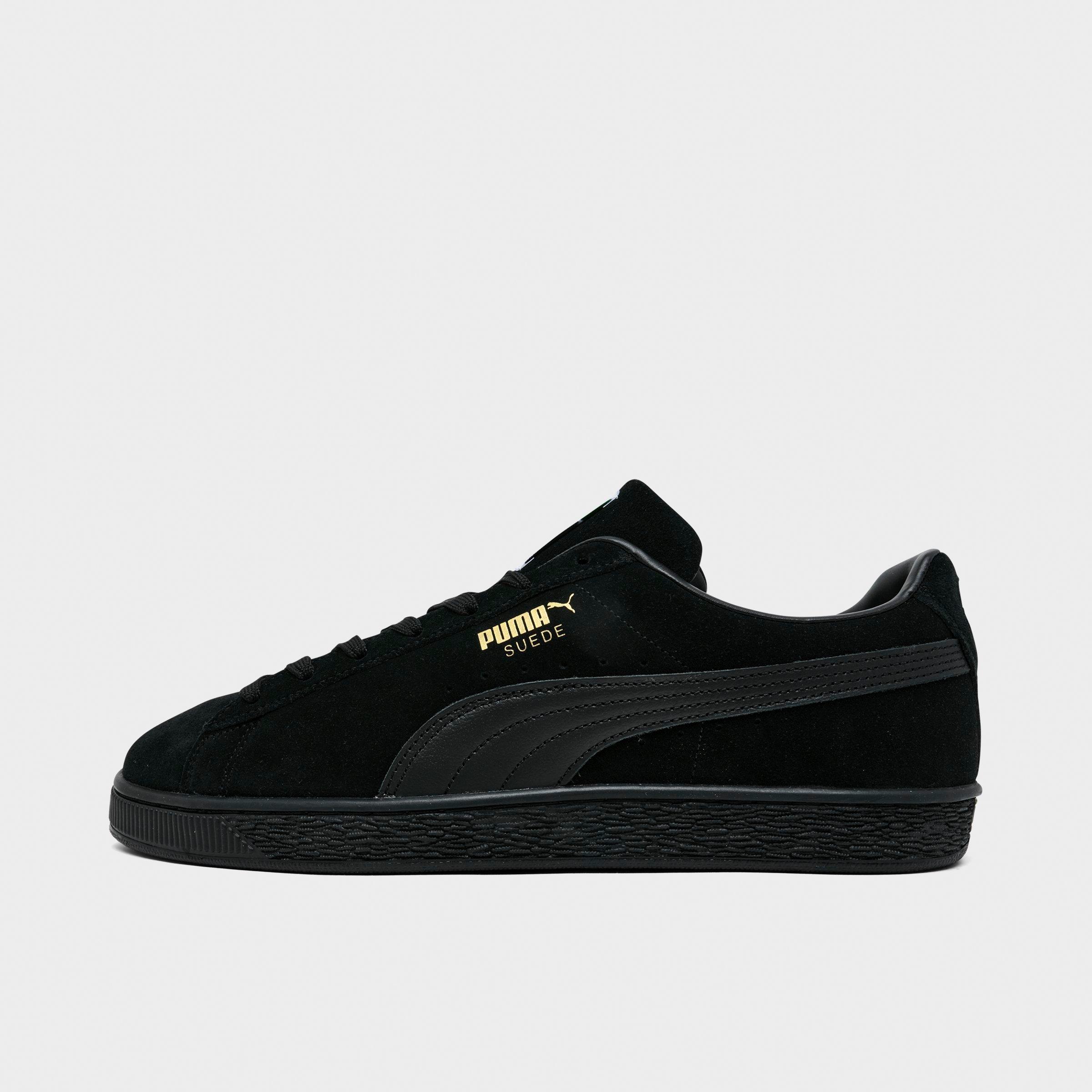Men's Puma Suede Classic Casual Shoes in Puma Black/Puma White Size: 11.5