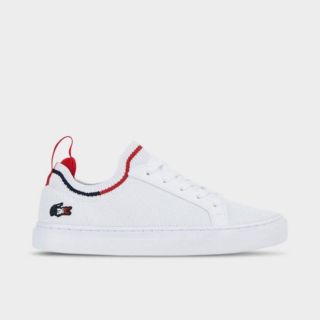 Big Kids' Lacoste La Piquee Tricolor Stretch Lace Casual Shoes