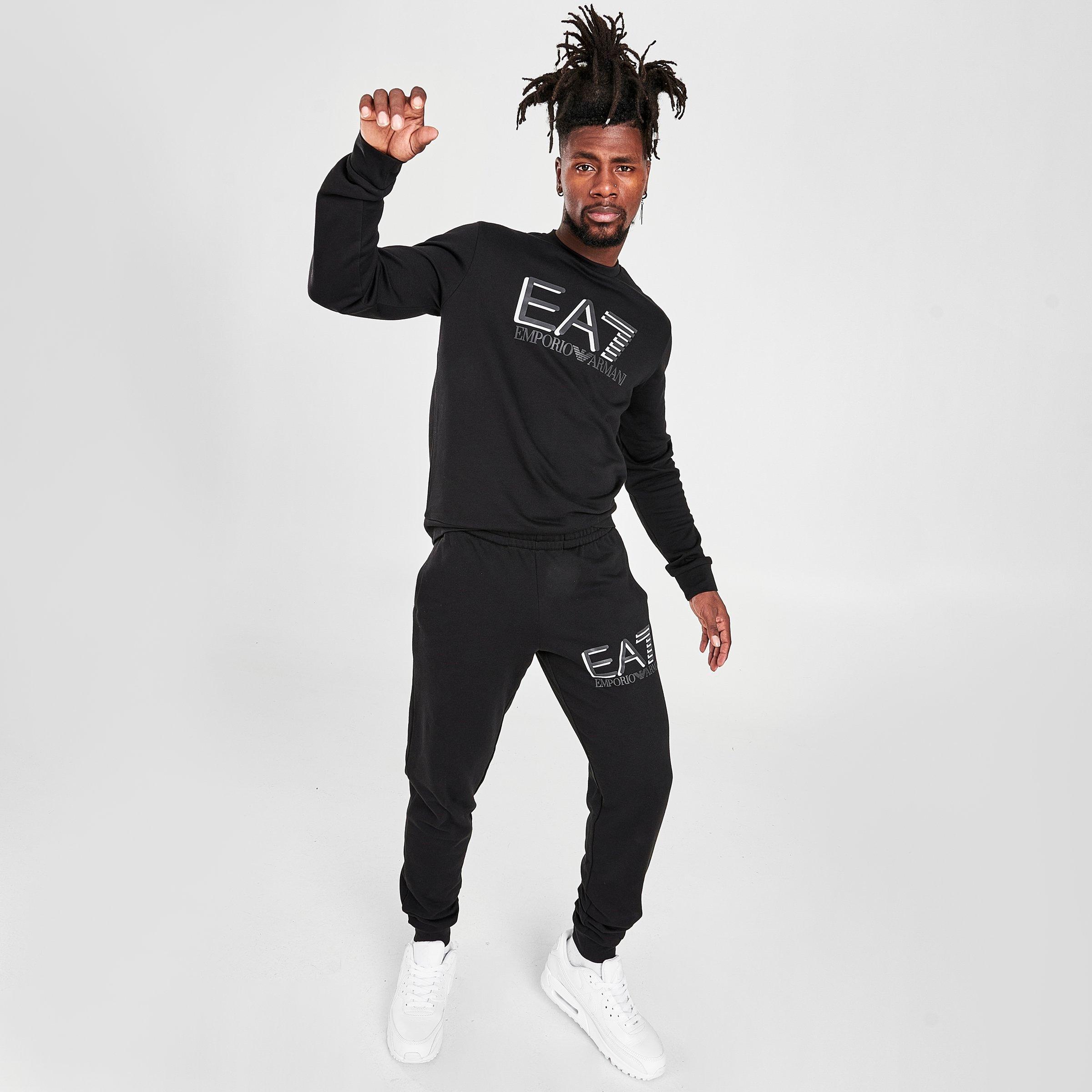Emporio Armani Men's EA7 Train Visibility Jogger Pants in Black Size: Small