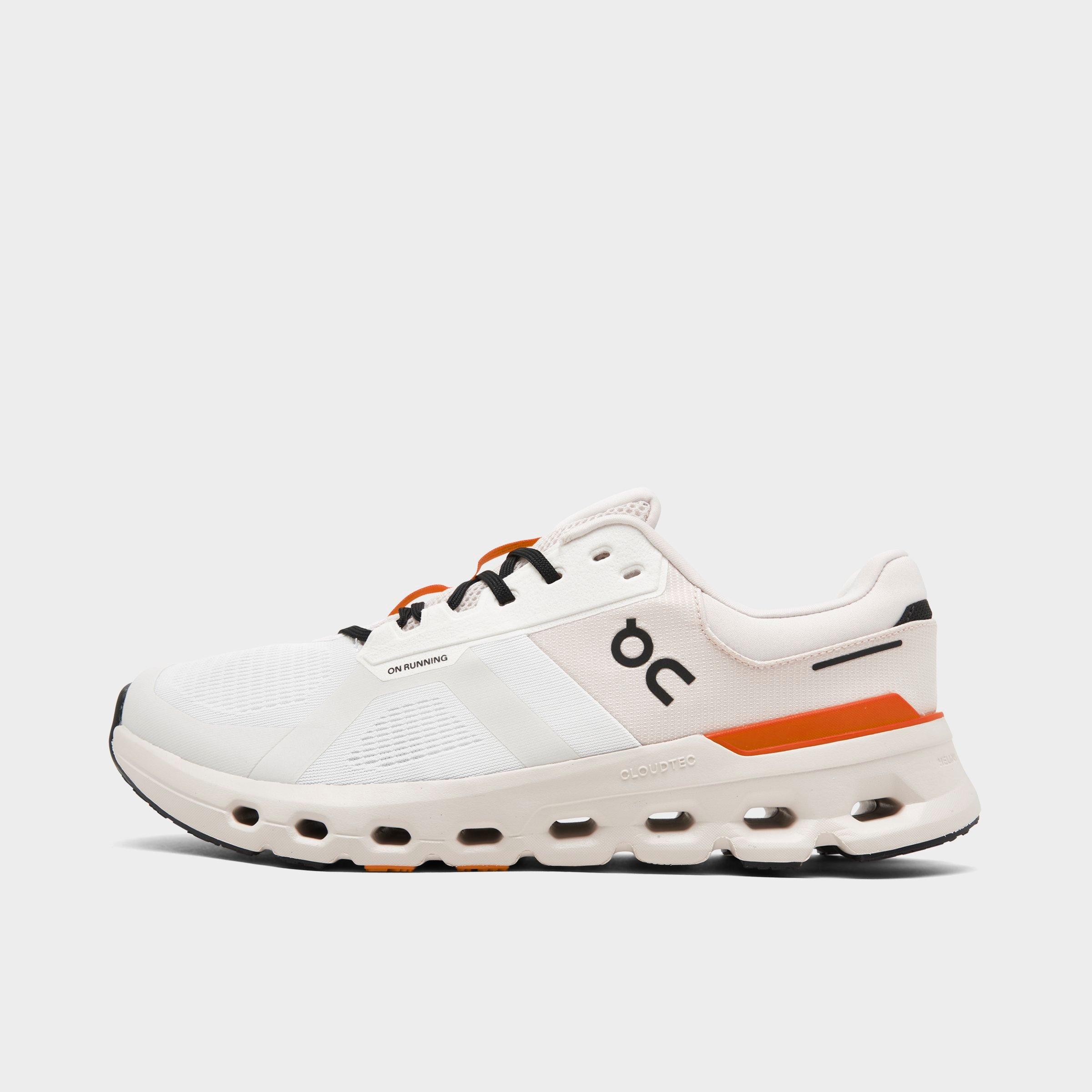 On Men's Cloudrunner 2 Running Shoes in White/Undyed White Size 12