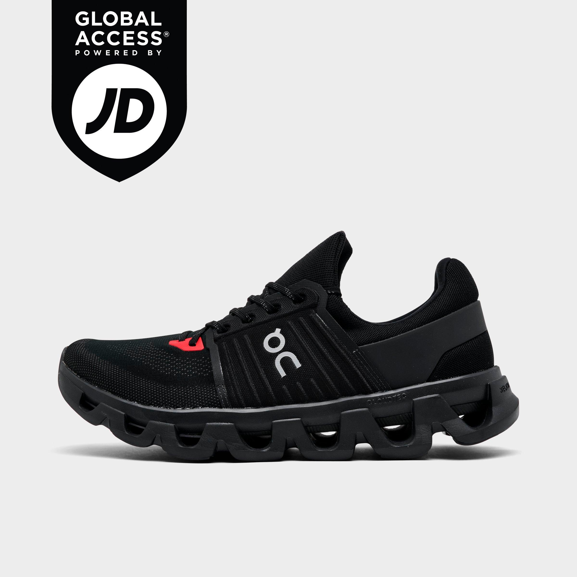 On Men's Cloudswift 4 Running Shoes in Black/Black Size 11.5 Nyl