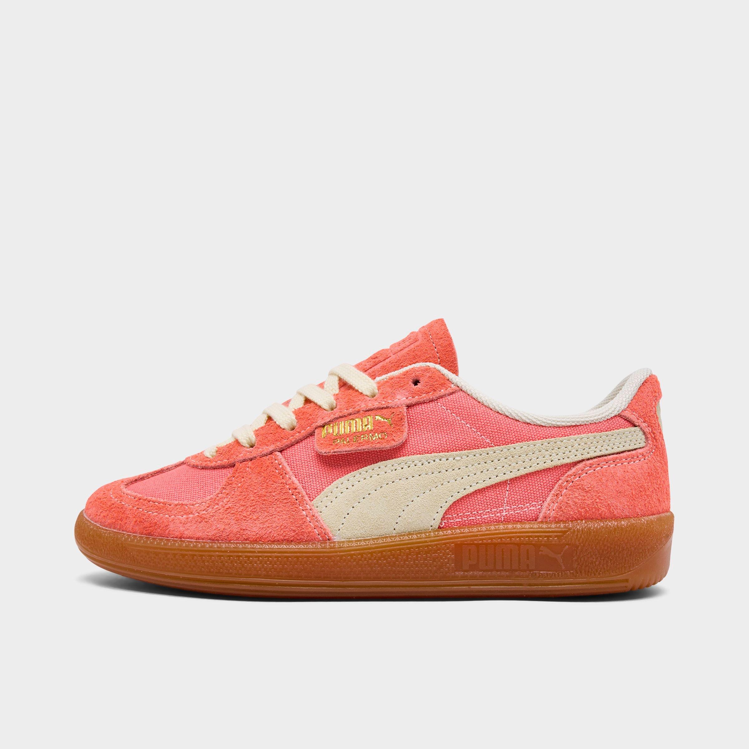 Women's Puma Palermo Vintage Casual Shoes in Peach Frost/Creamy V Size: 5.5