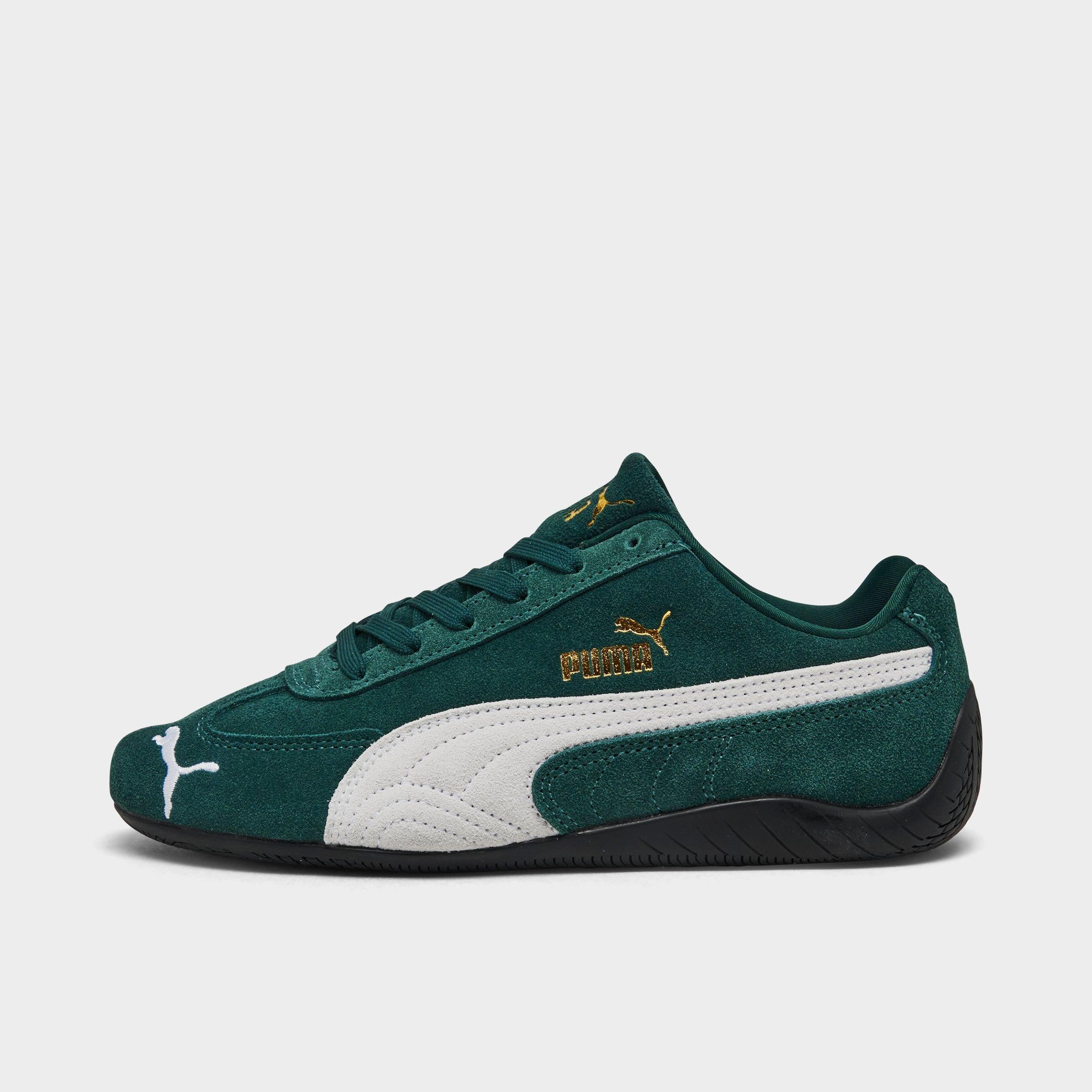 Puma Women's Speedcat OG Casual Shoes in Green/Green Size 10 Leather/Suede