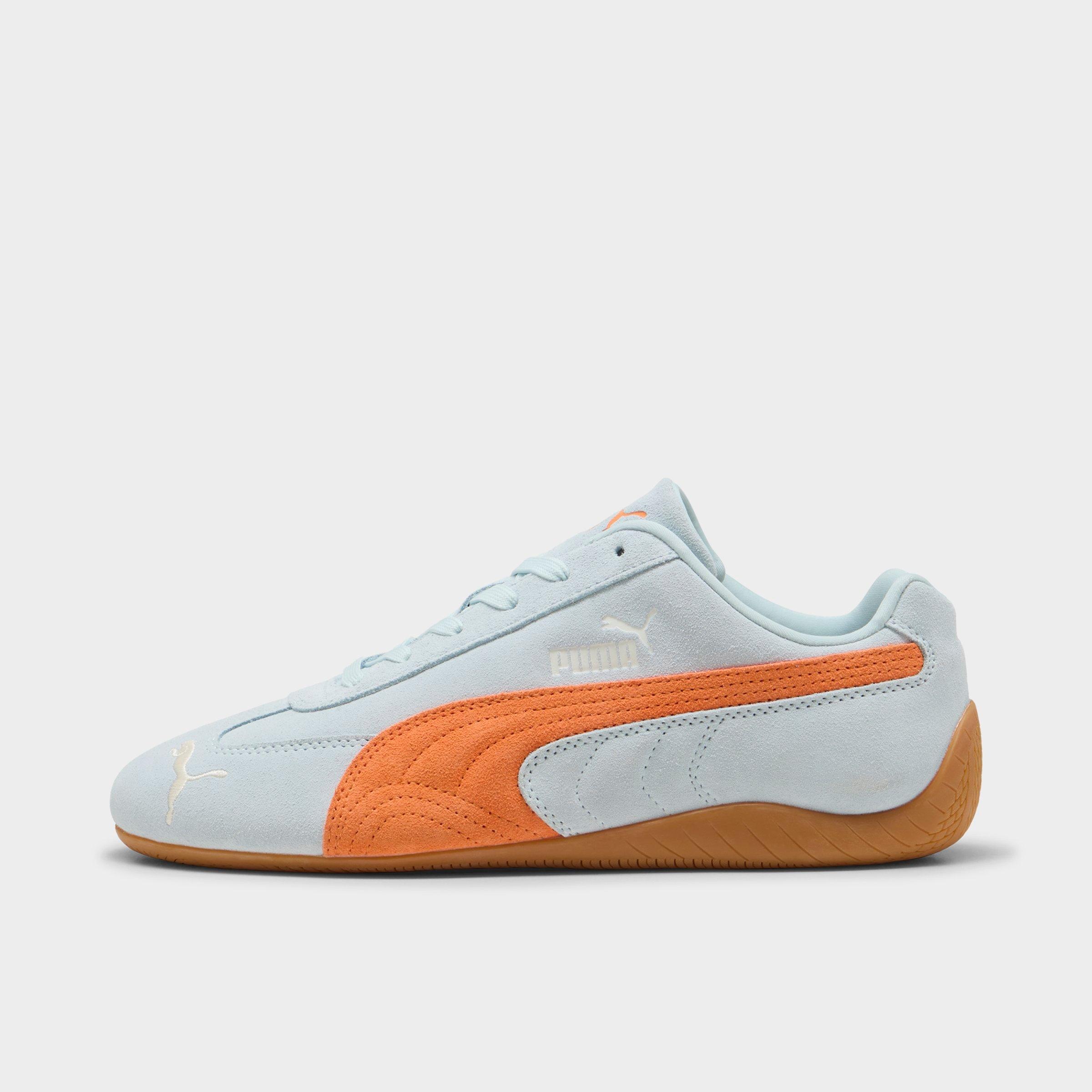 Women's Puma Speedcat OG Casual Shoes in Sea Glass/Orange Glo Size: 6.5