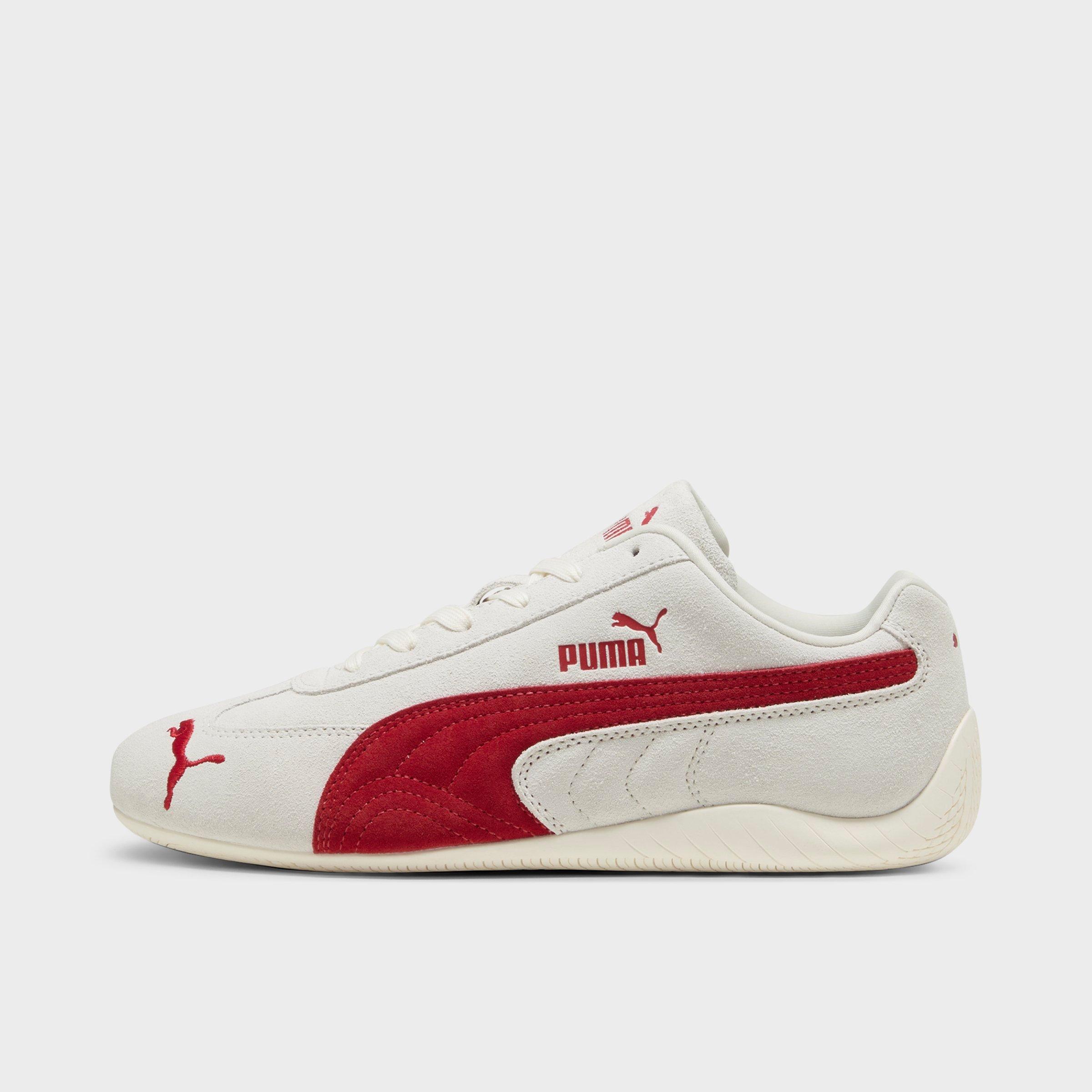 Women's Puma Speedcat OG Casual Shoes in For All Time Red/Vapor Gray Size: 7.5