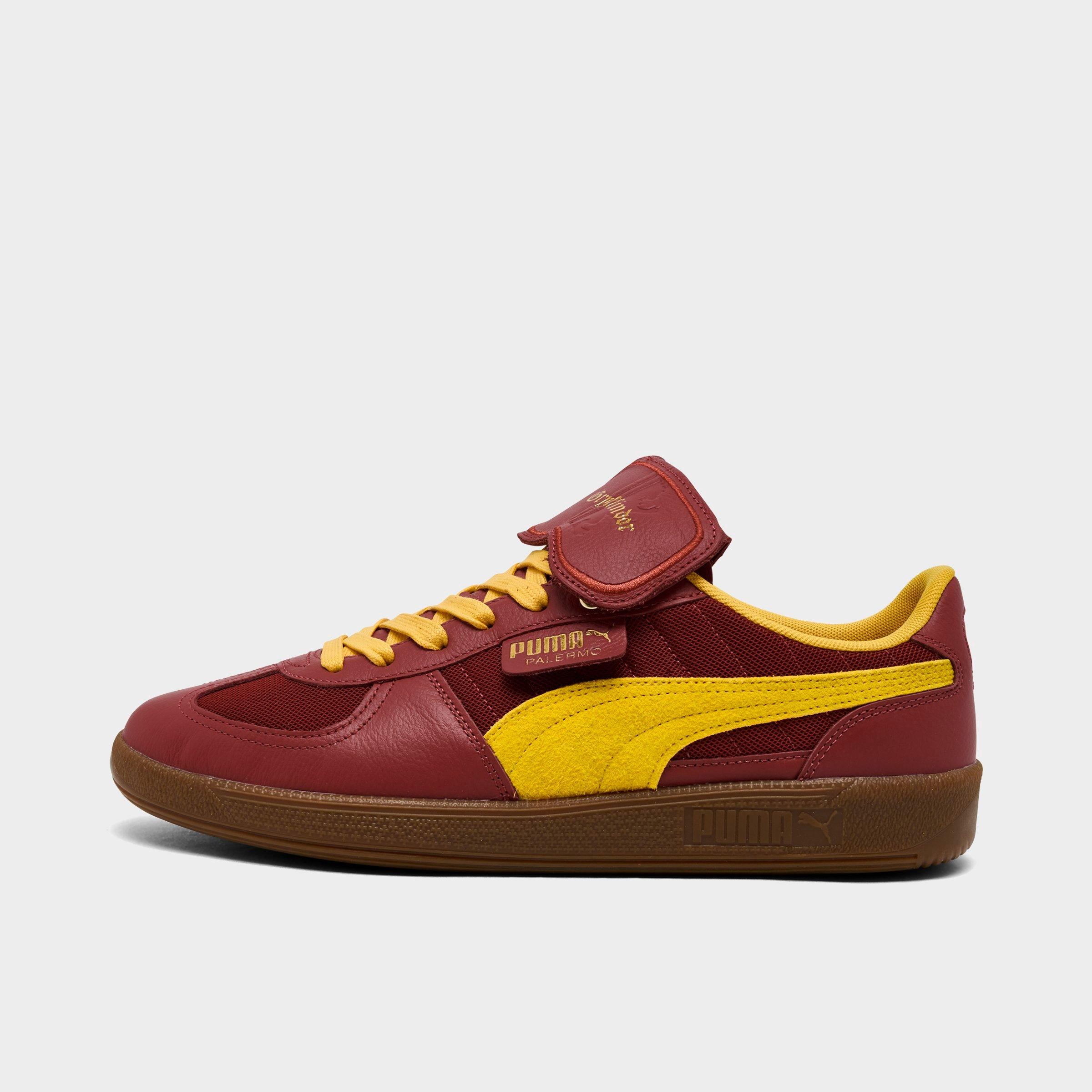 Men's Puma x Harry Potter Palermo Casual Shoes in Dark Crimson/Yellow Sizzle Size: 7.5