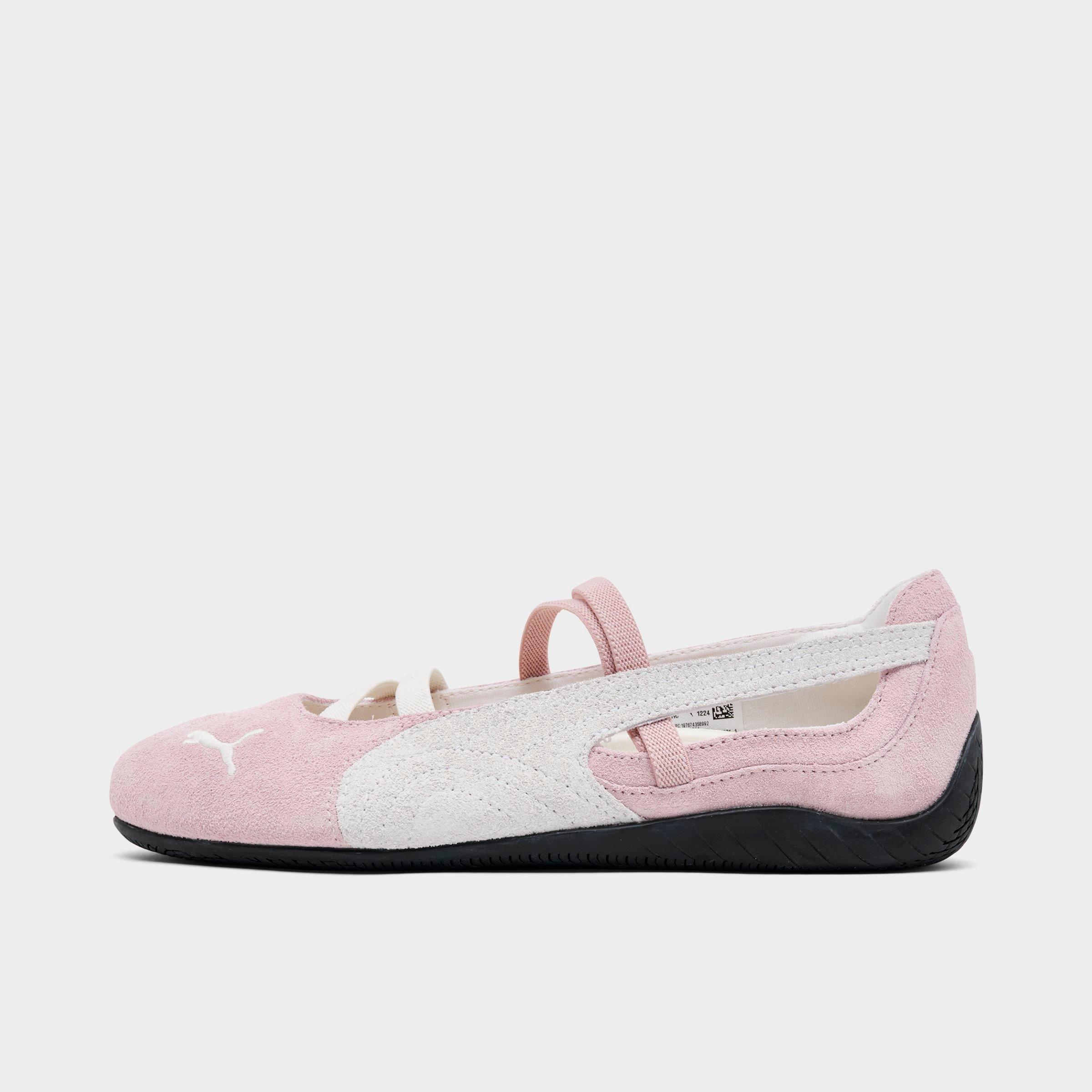 Women's Puma Speedcat Ballet Shoes in Whisp Of Pink/Puma White/Warm White Size: 5.5