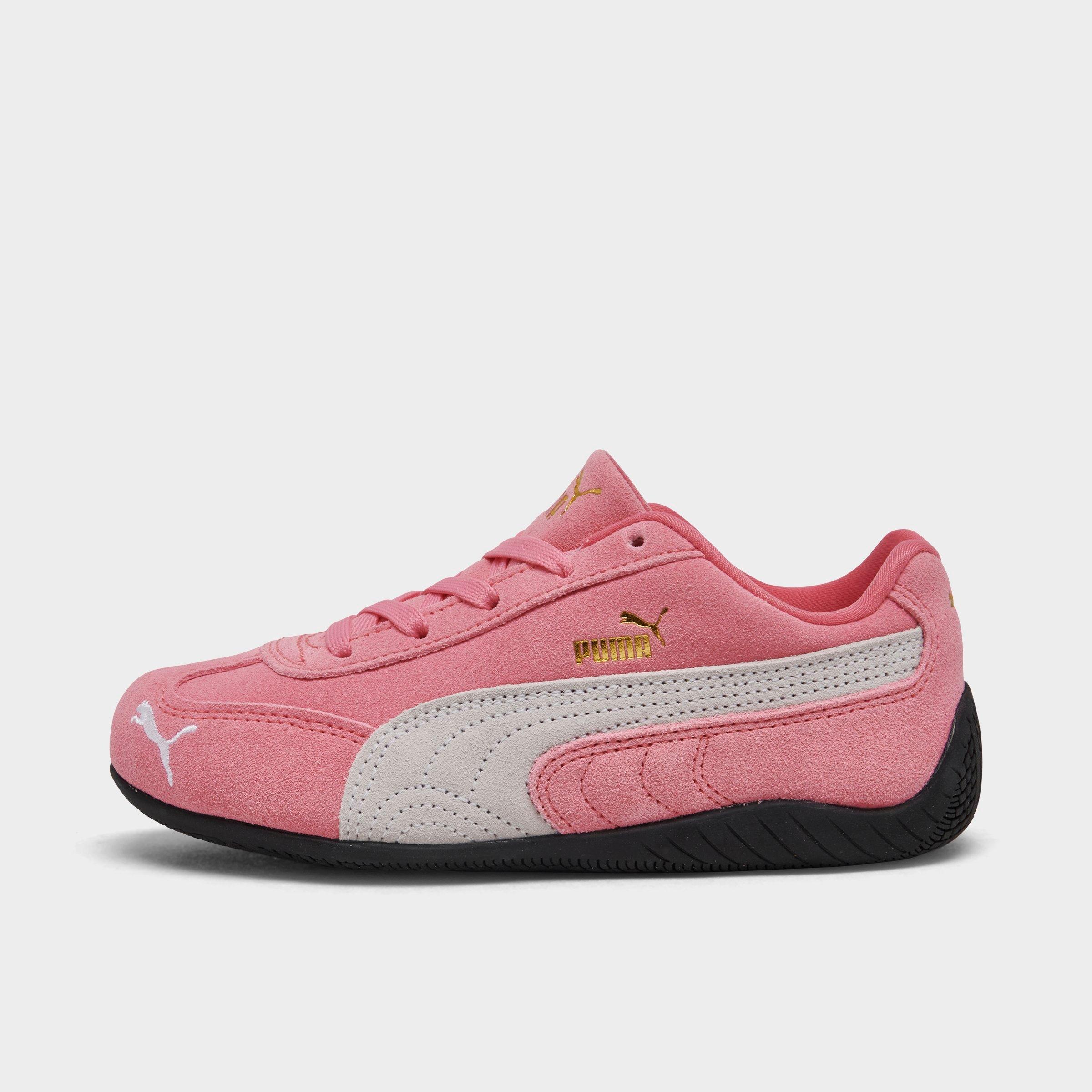 Big Kids Puma Speedcat OG Casual Shoes in Pink/White/Black Size: 4.0