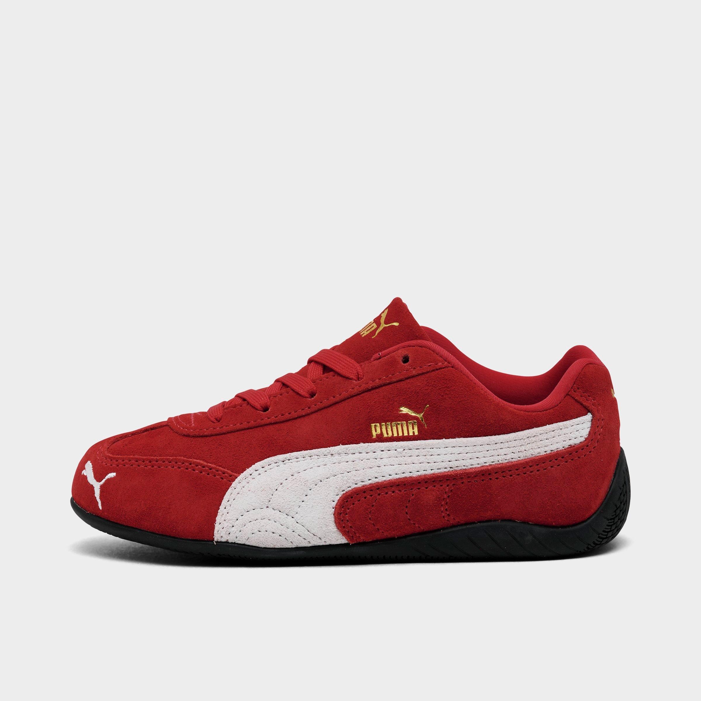 Puma Little Kids' Speedcat OG Casual Shoes in Red/Red Size 12 Leather/Suede