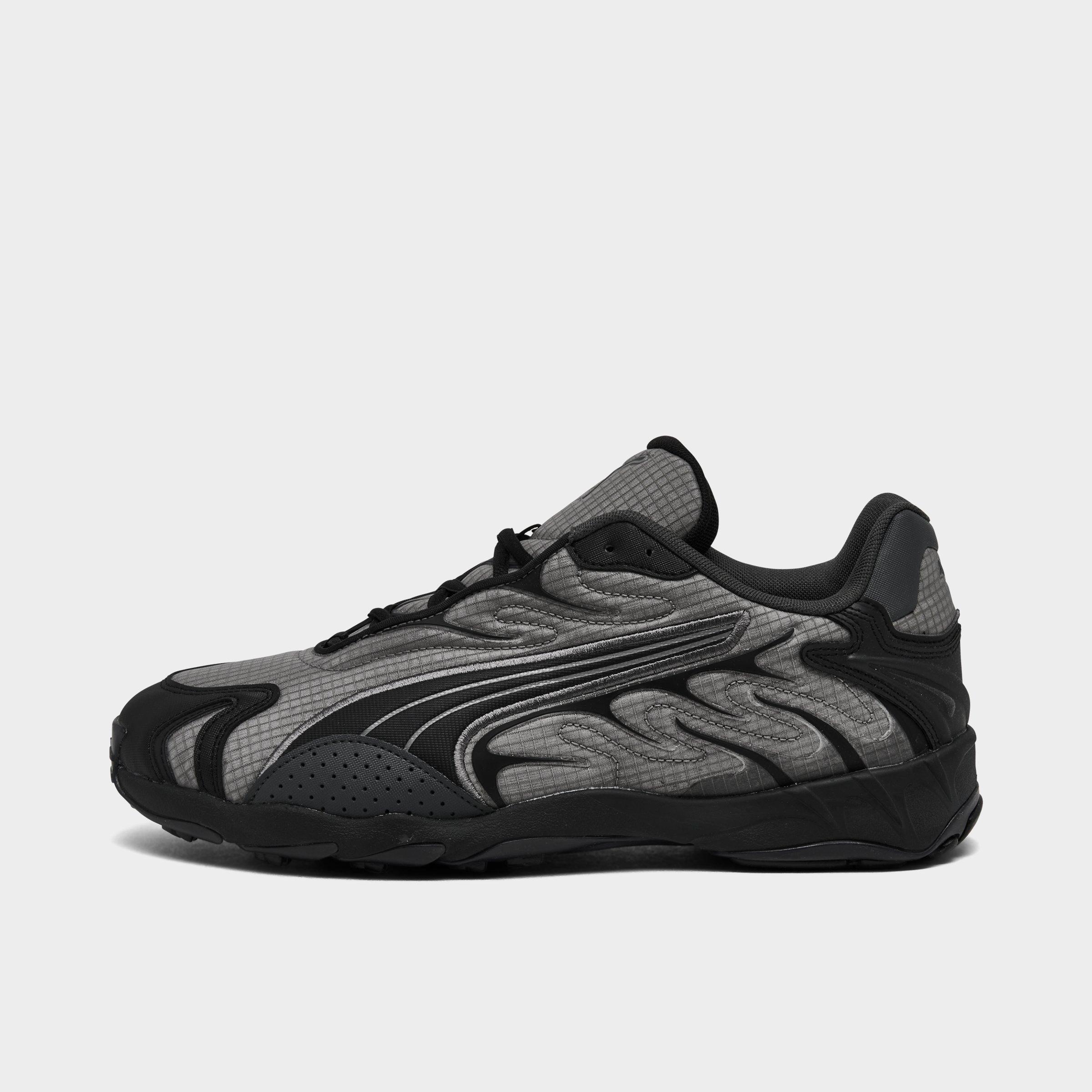 Puma Men's Essentials Inhale Casual Sneakers From Finish Line In Grey/black