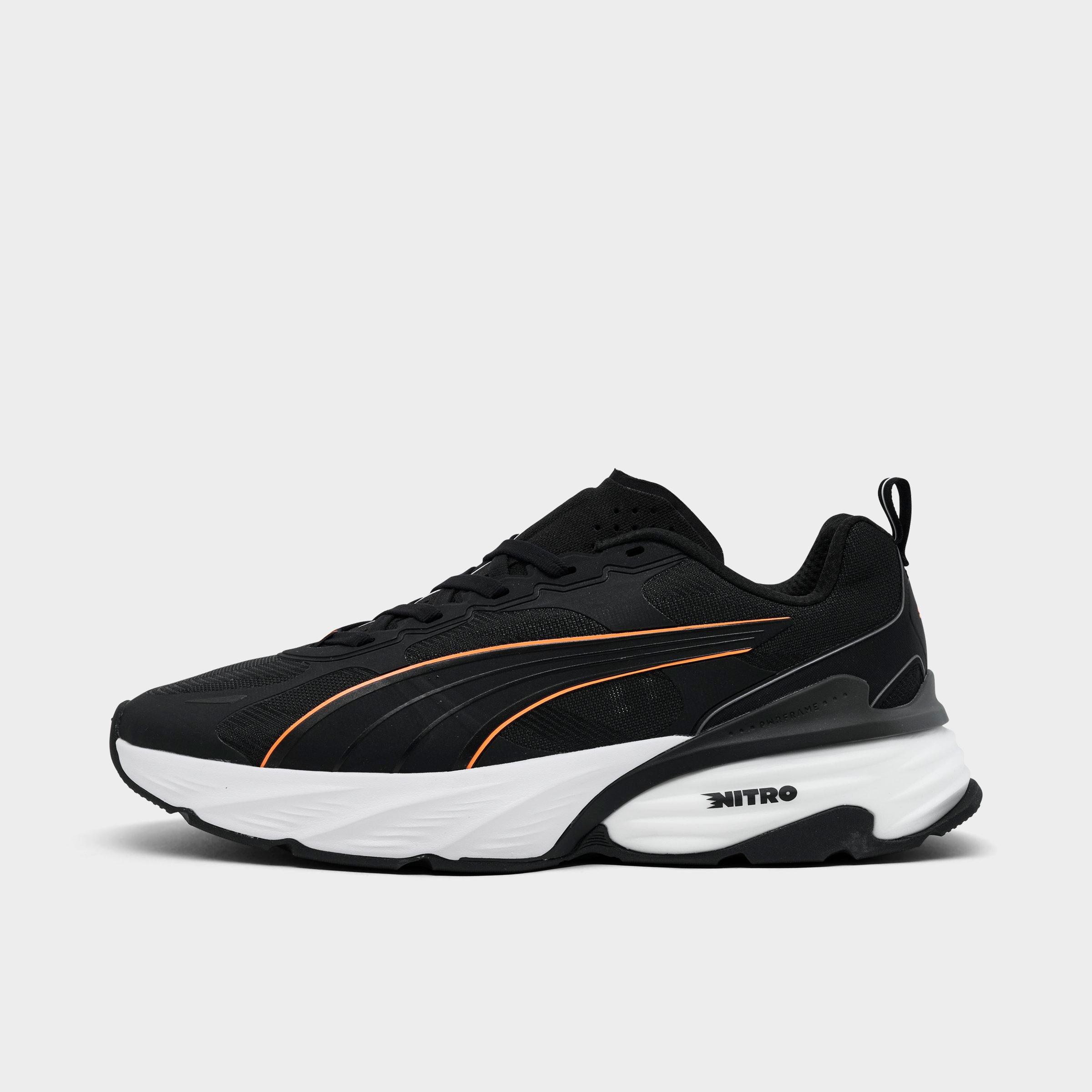 Men's Puma Fade NITRO V2 Running Shoes in Puma Black/White/Bronze Size: 7.0