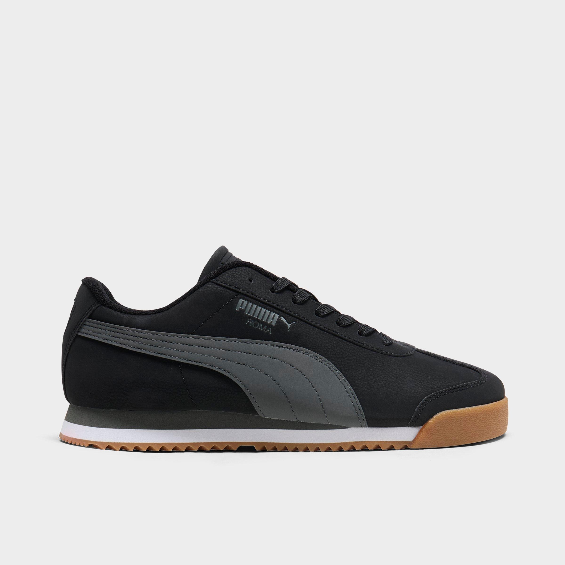 Men's Puma Roma 24 Casual Shoes in Puma Black/Shadow Grey/Gum Size: 7.5