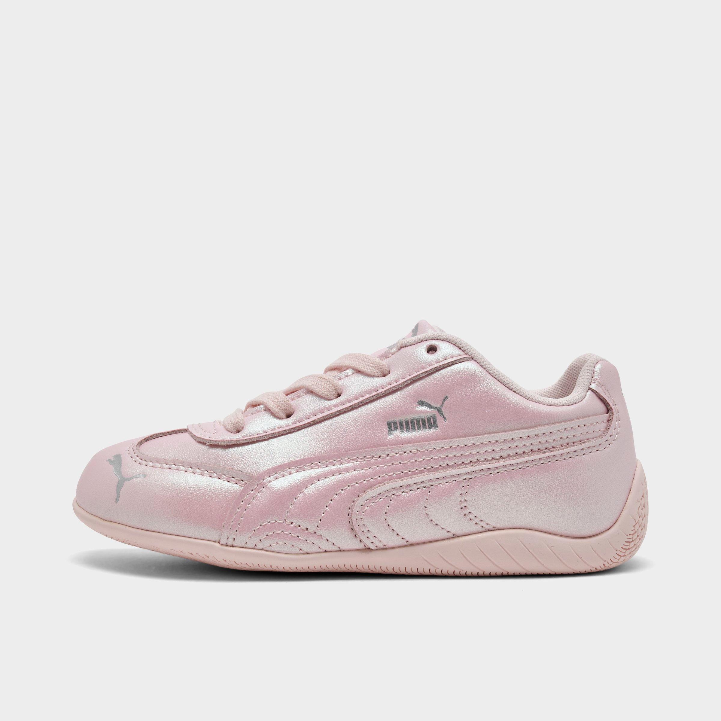 Little Kids Puma Speedcat Pearlized Casual Shoes in Jasmine Flower/Iridescent Size: 12.0