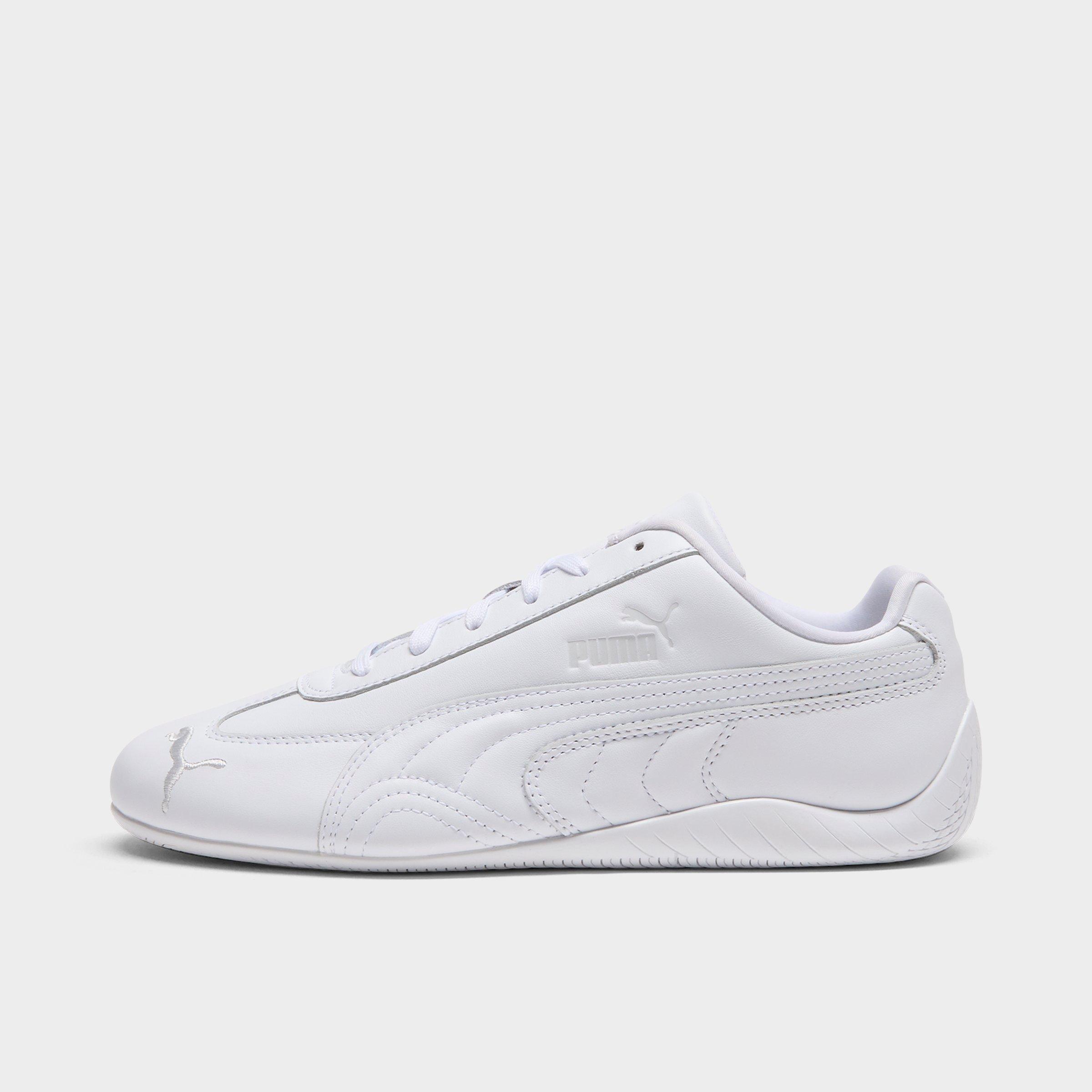 Women's Puma Speedcat Leather Casual Shoes in Puma Black/Shadow Gray Size: 5.5