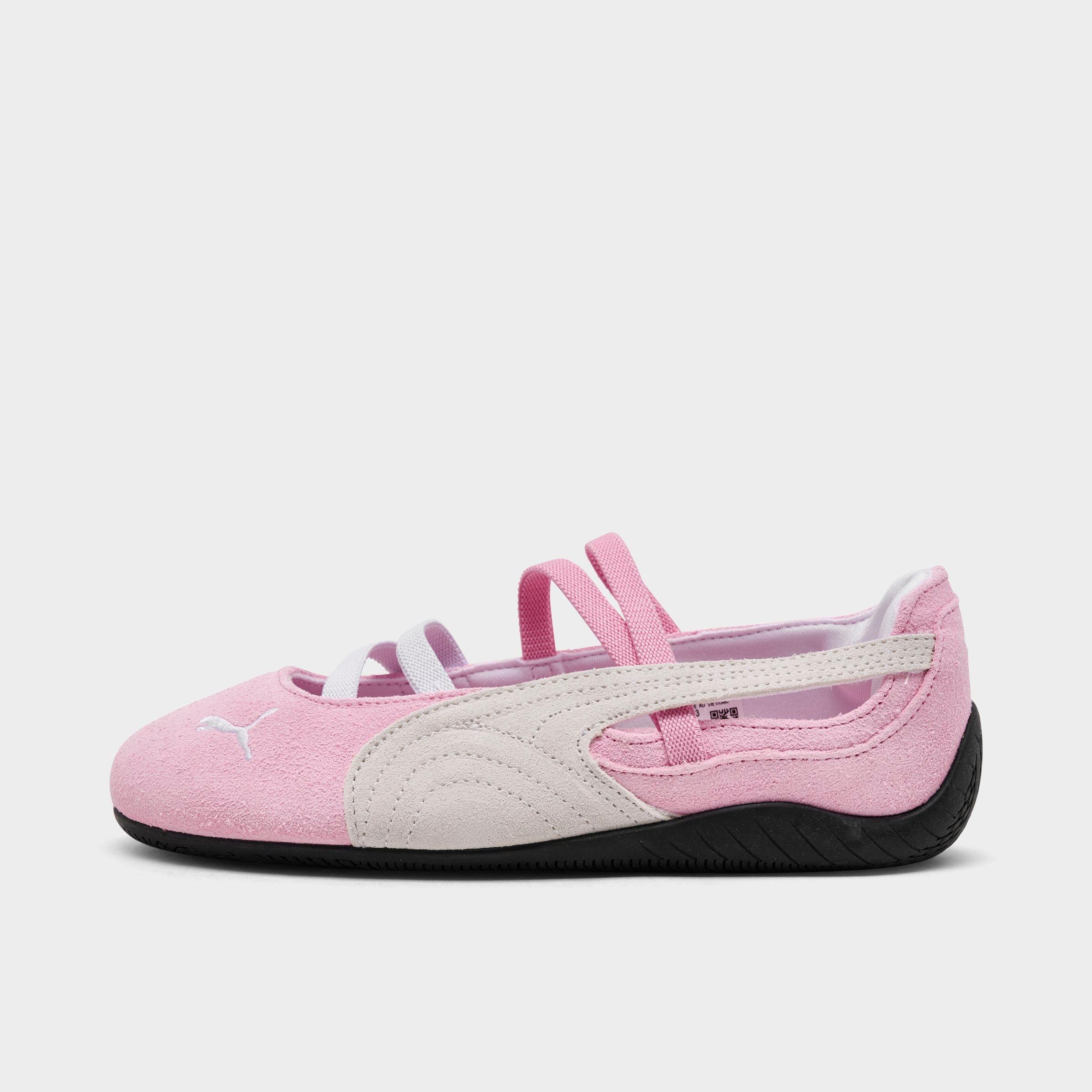 Girls' Big Kids Puma Speedcat Ballet Casual Shoes in Pink/White Size: 4.0