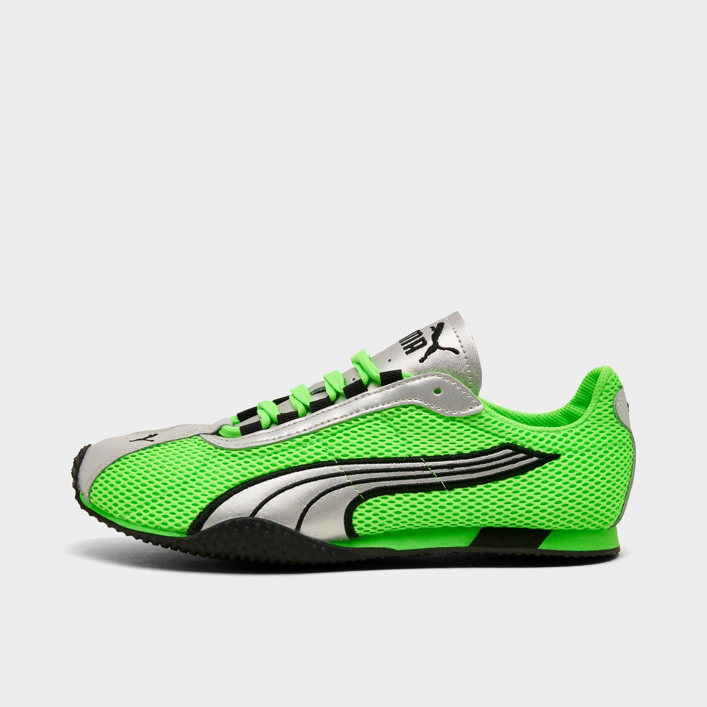 Big Kids Puma H-Street OG Casual Shoes in Fizzy Green/Puma Silver Size: 5.5