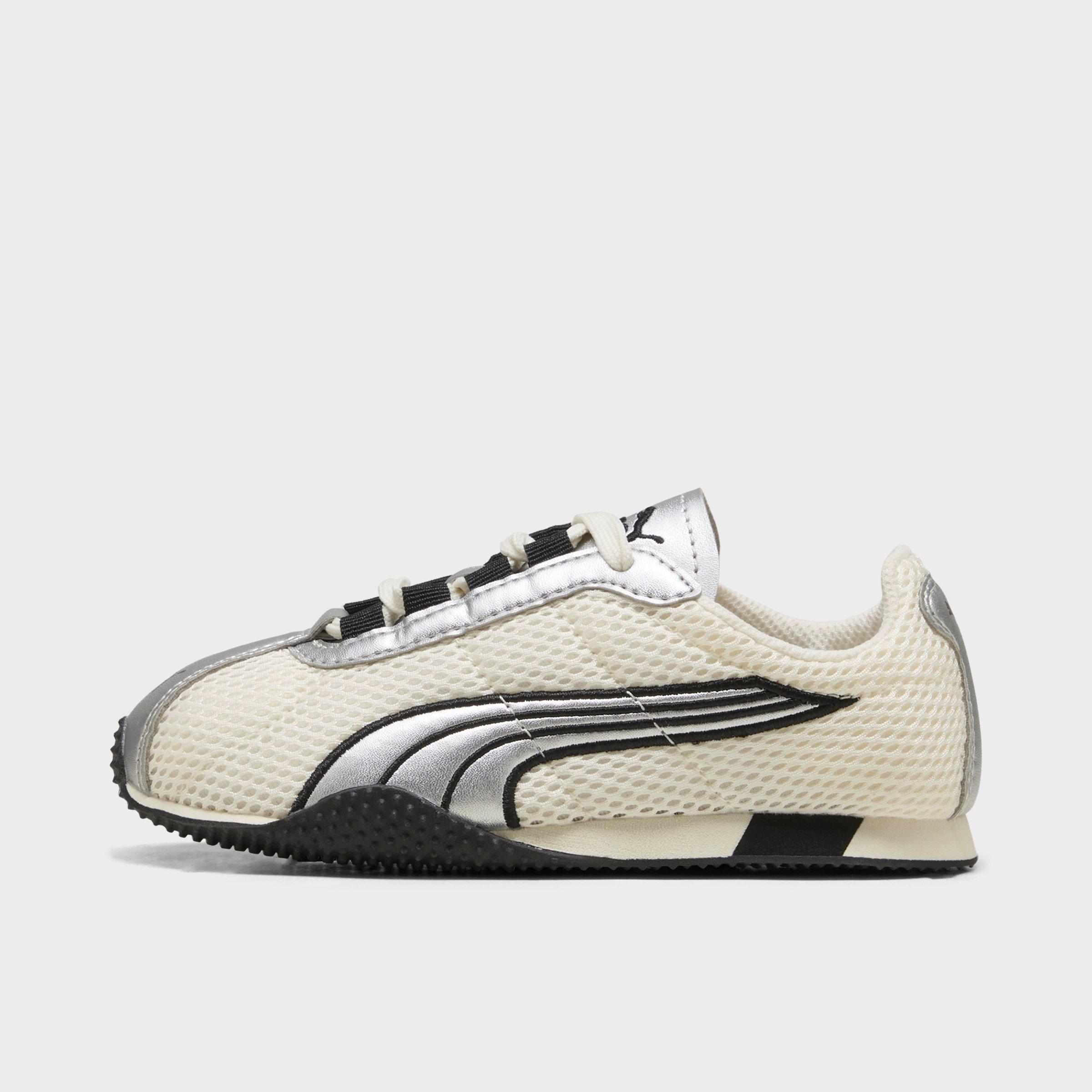 Little Kids Puma H-Street OG Stretch Lace Casual Shoes in Frosted Ivory/Puma Silver Size: 13.5