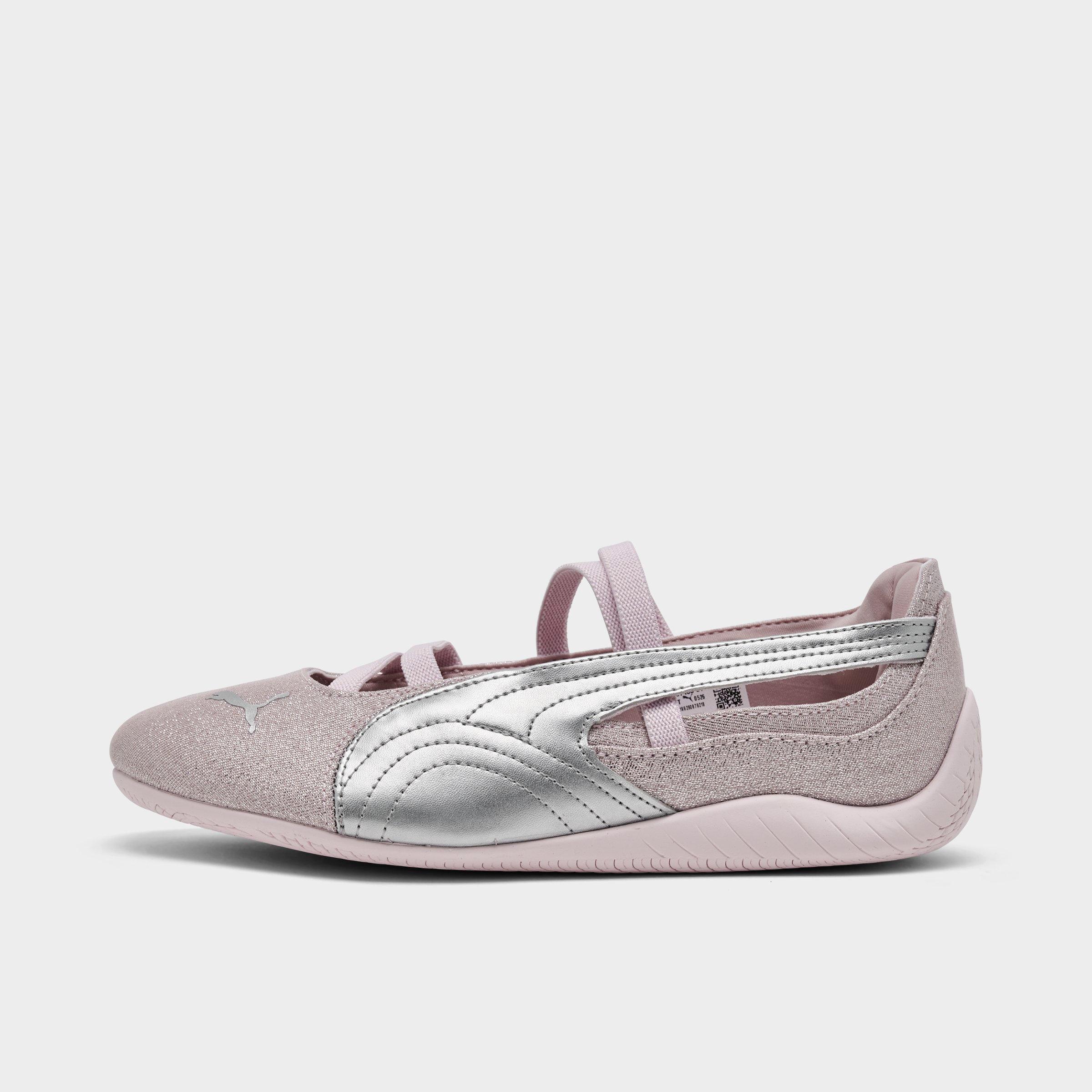Girls' Big Kids Puma Speedcat Ballet Casual Shoes in Pink/Silver Size: 4.0