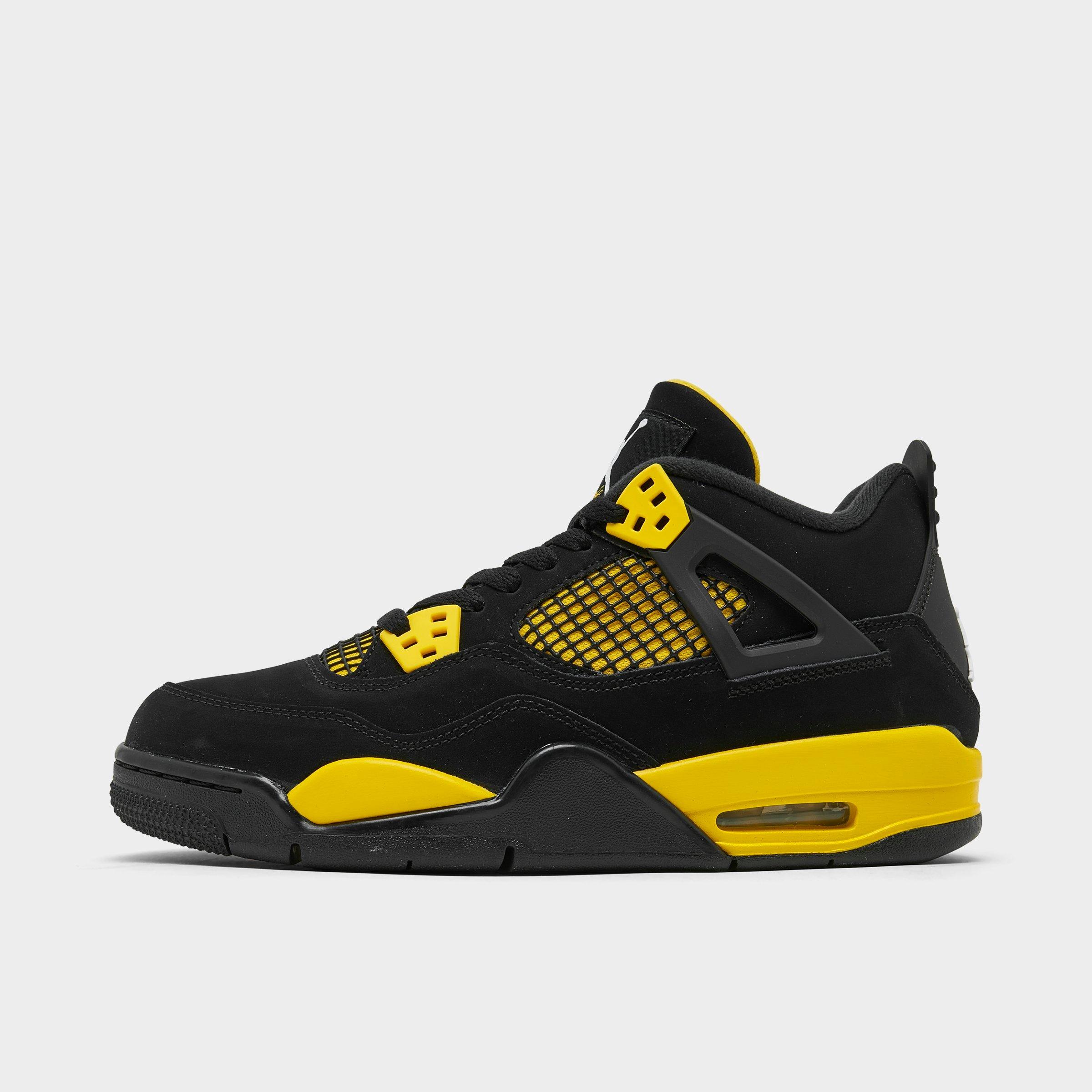 Big Kids' Air Jordan Retro 4 Basketball Shoes