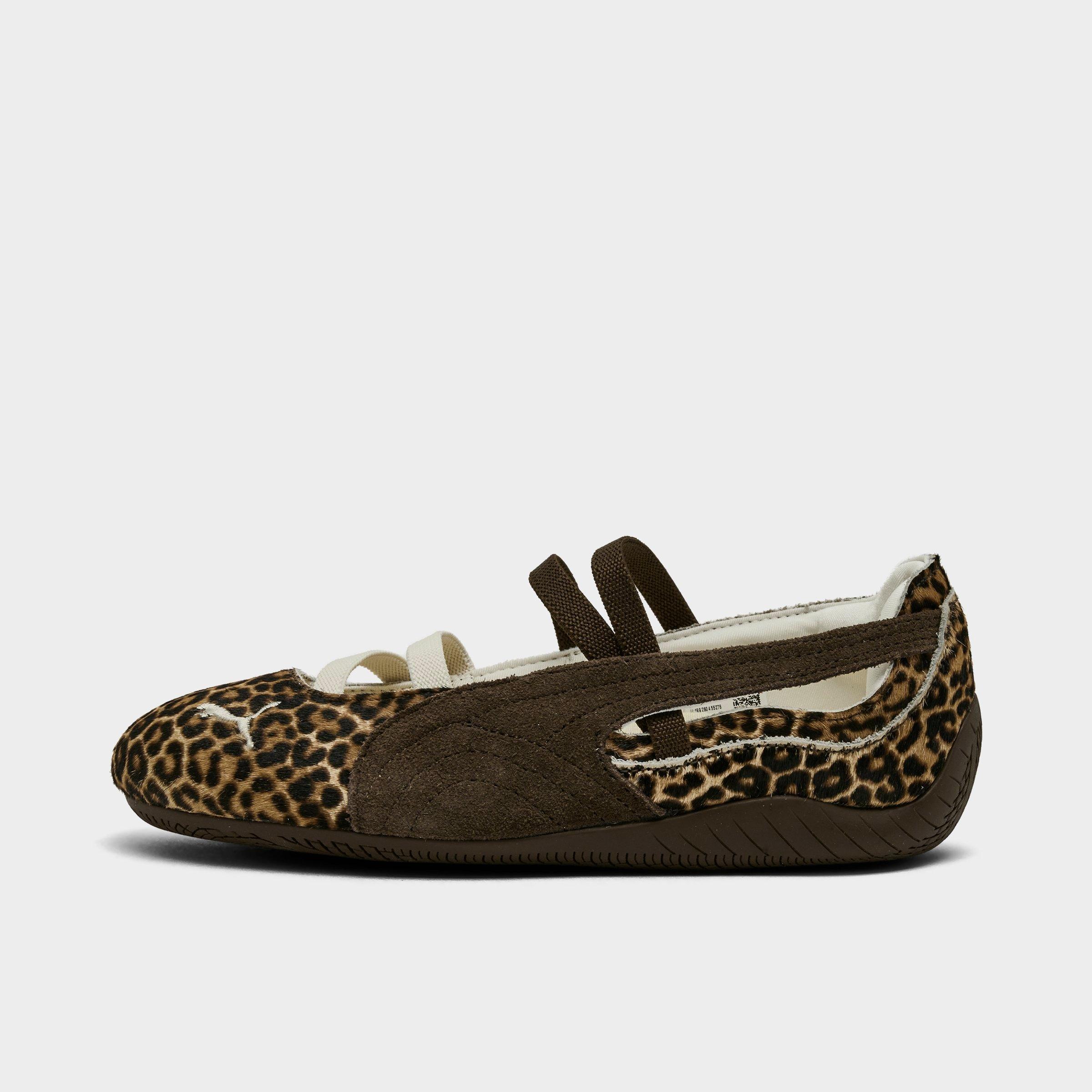 Girls' Big Kids Puma Speedcat Ballet Casual Shoes in Cheetah Size: 4.5