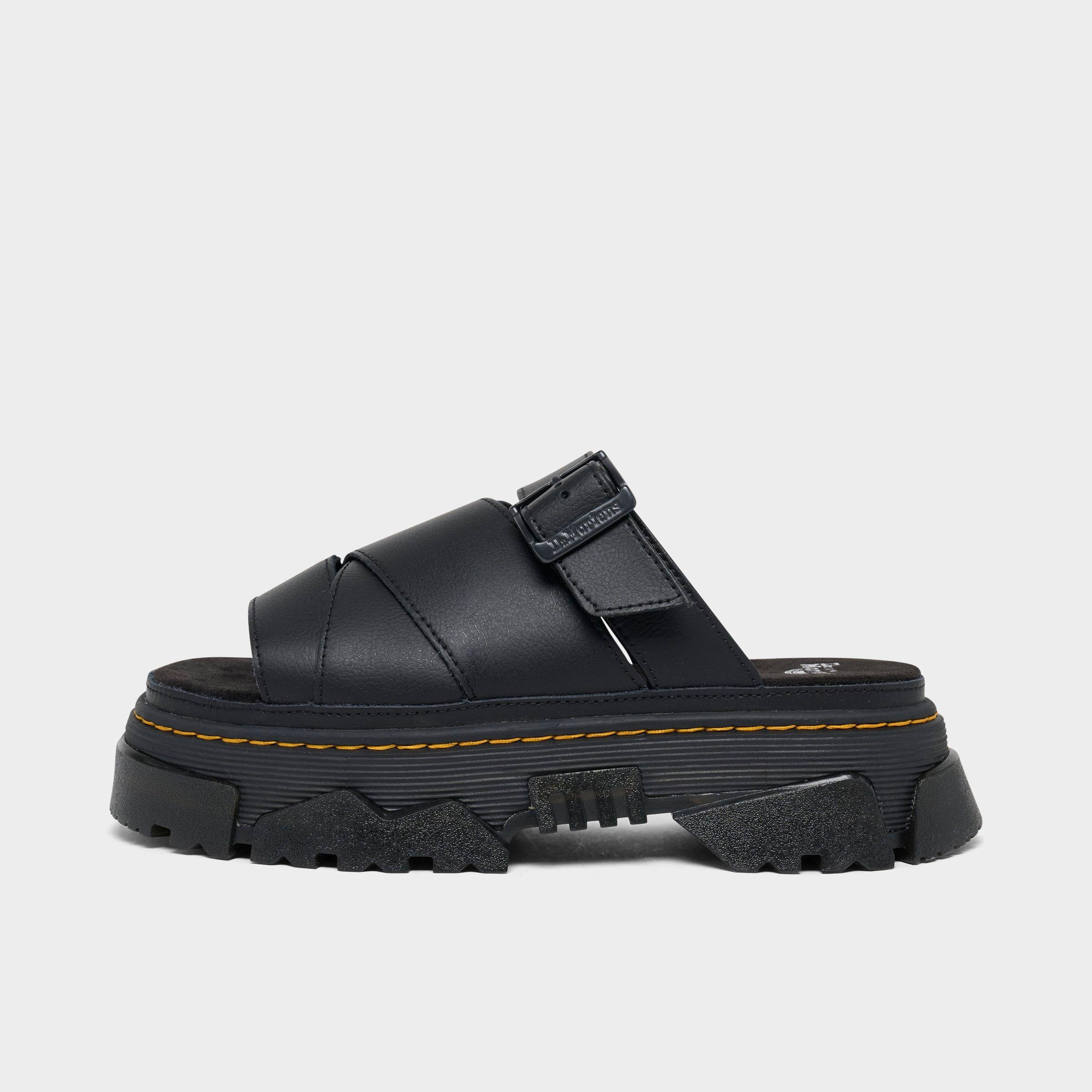Dr. Martens Women's Mattison Slide Sandals in Athena Black Size: 5.0