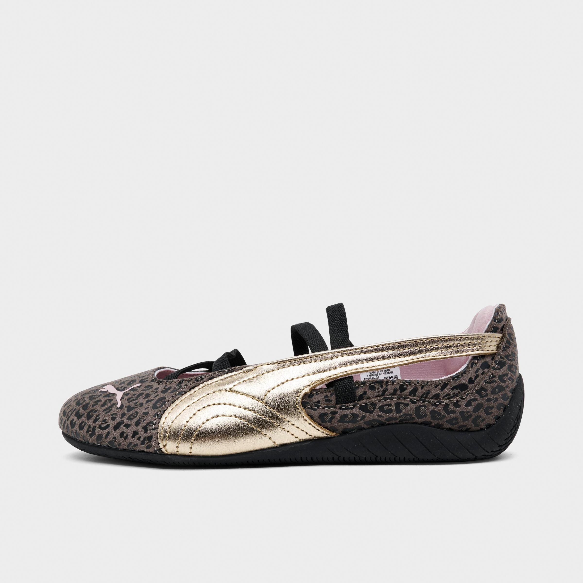 Girls' Big Kids Puma Speedcat Ballet LeoGirl Casual Shoes in Leopard Size: 4.5
