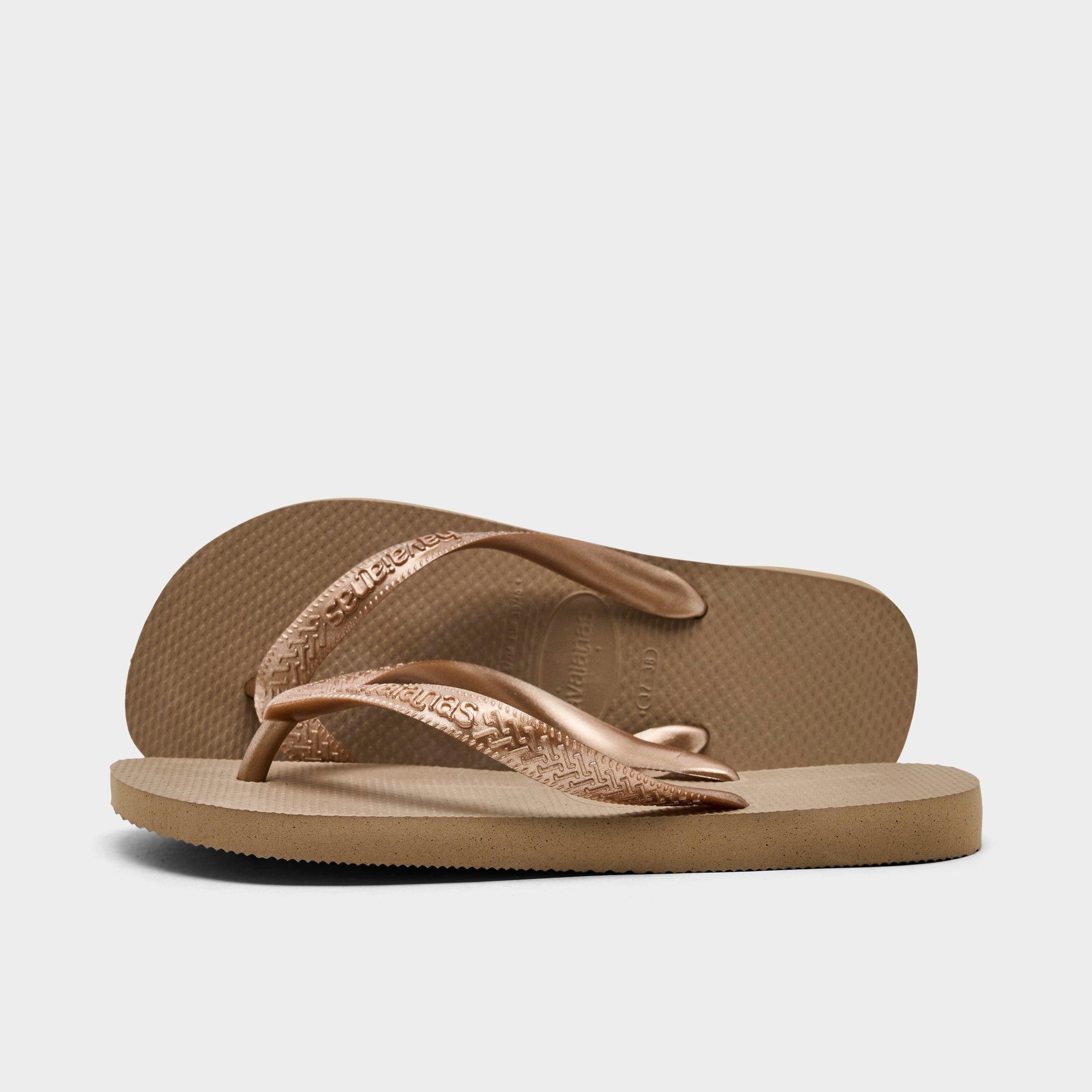 Havaianas Women's Top Tiras Flip-Flop Sandals in Rose Gold Size: 6