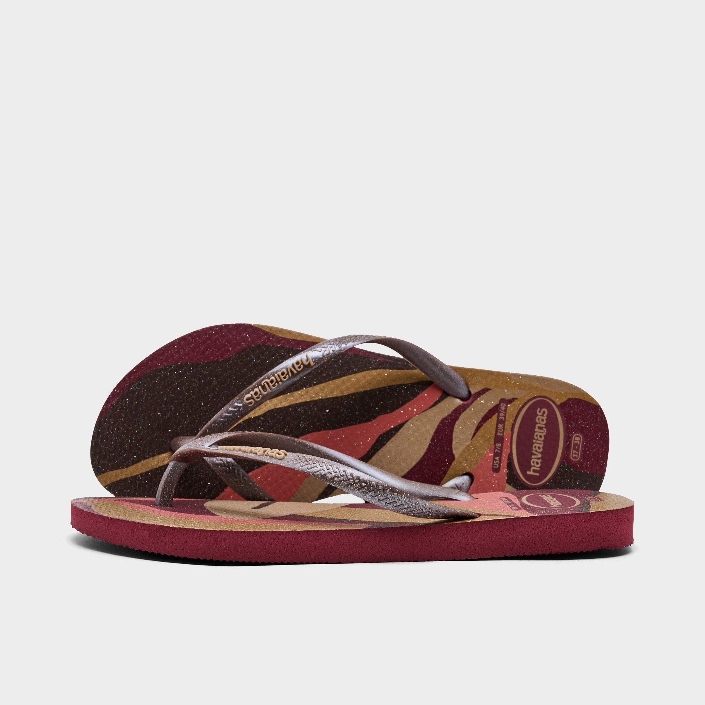 Havaianas Women's Slim Palette Glow Flip-Flop Sandals in Amaranth Size: 6
